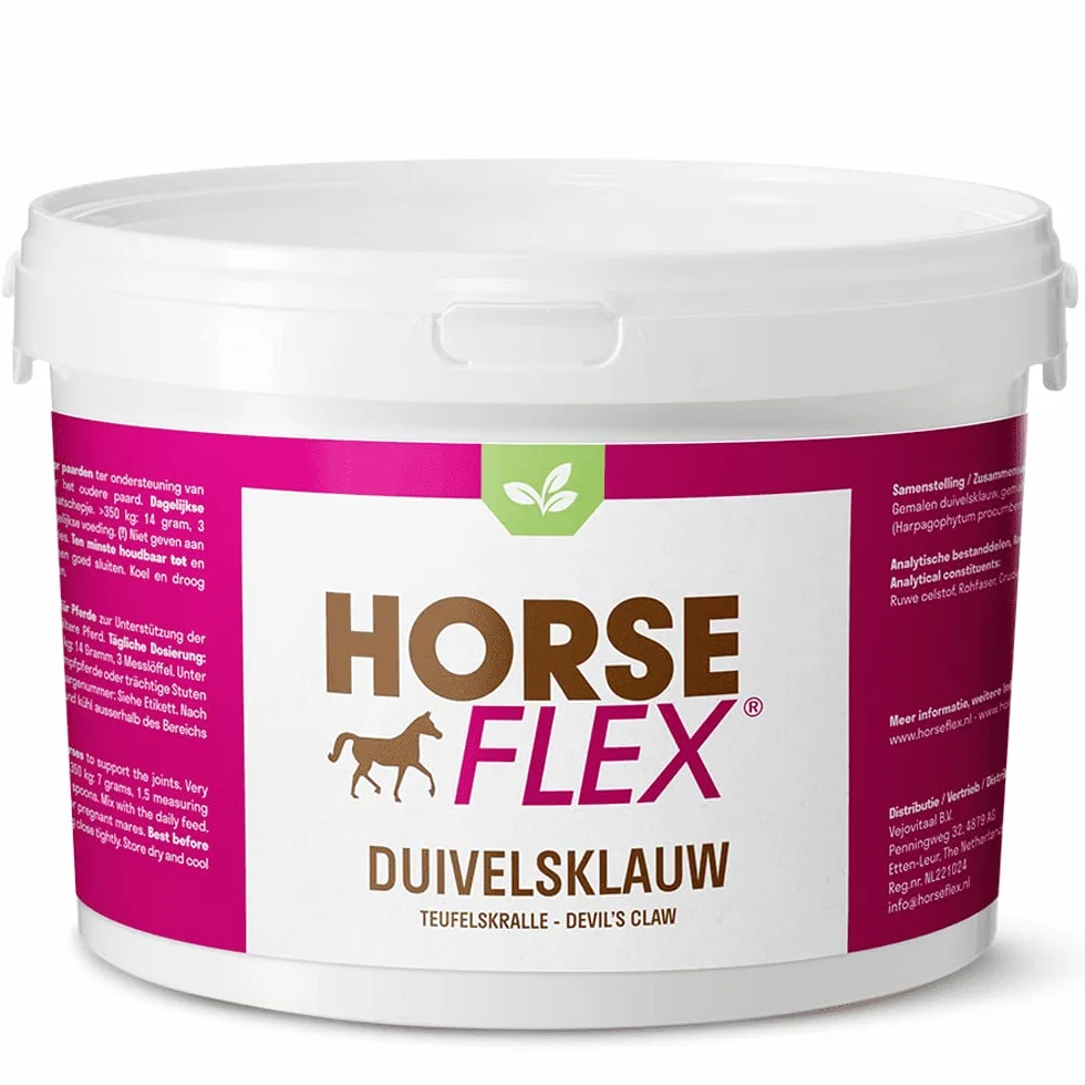 Poudre de griffe du diable pour chevaux 1500 g articulations souples mobilité
