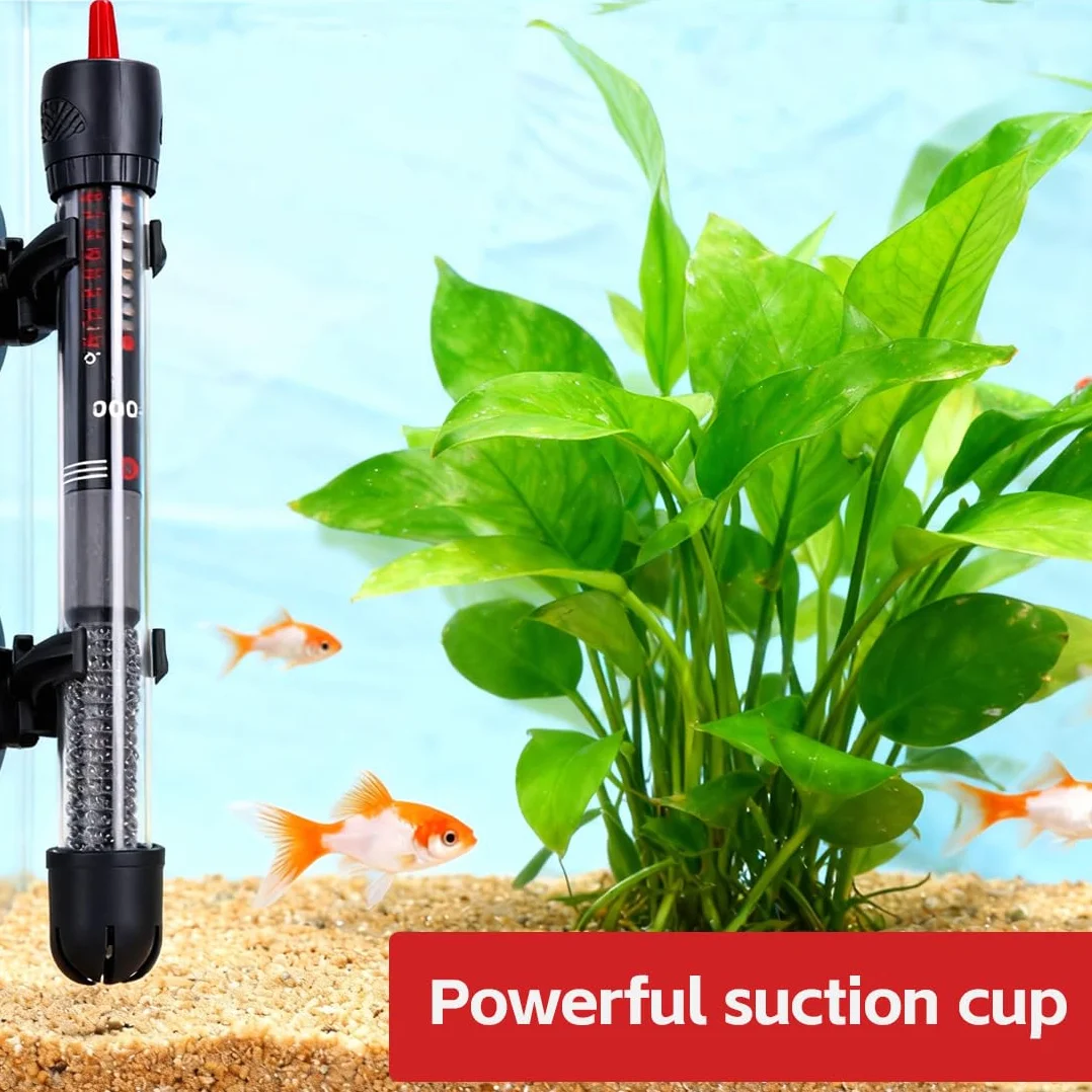 Chauffage d'Aquarium 25W Chauffage Aquarium 30L Résistance Aquarium,Chauffage en Verre Submersible Température,Réglable Chauffe-Aquarium avec Ventouse Chauffage,pour Aquarium de Poissons et de Tortues