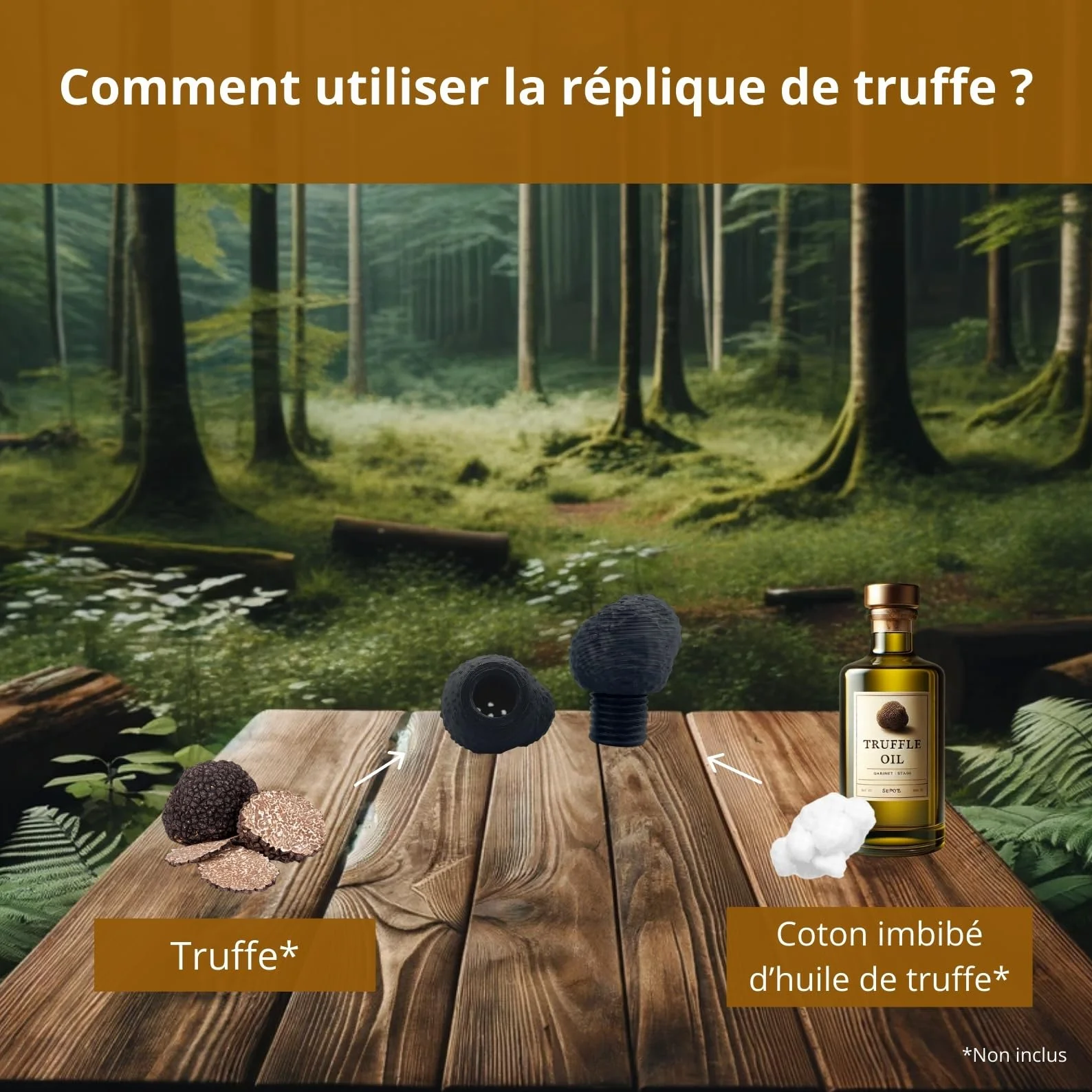 Réplique de Truffe en Plastique Kit Dressage Chien Truffier Compatible Huiles Essentielles Taille Moyenne à Grande