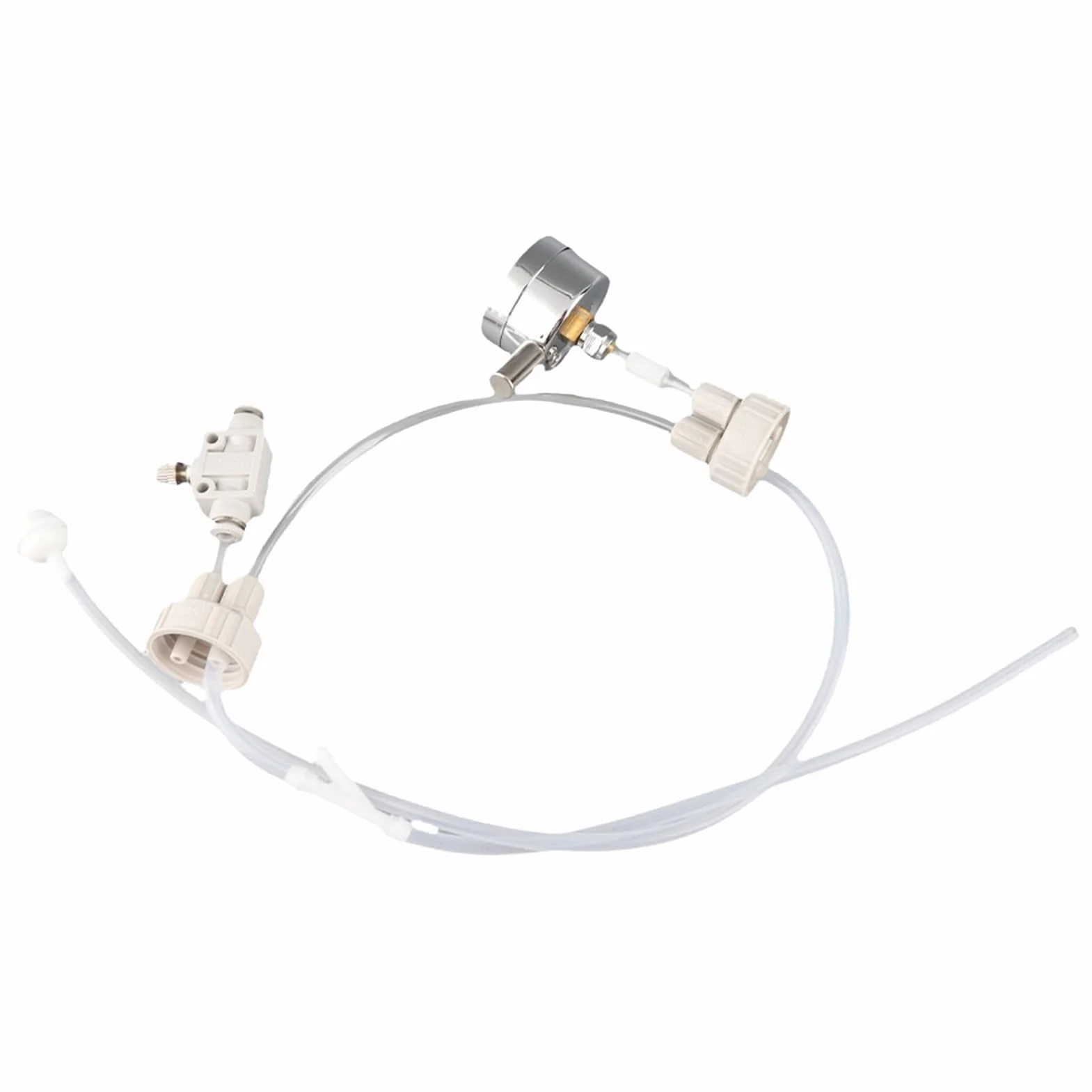 Kit Système Générateur CO2 avec Manomètre DIY Aquarium Plante Bouchon Bouteille Valve Tube Pro