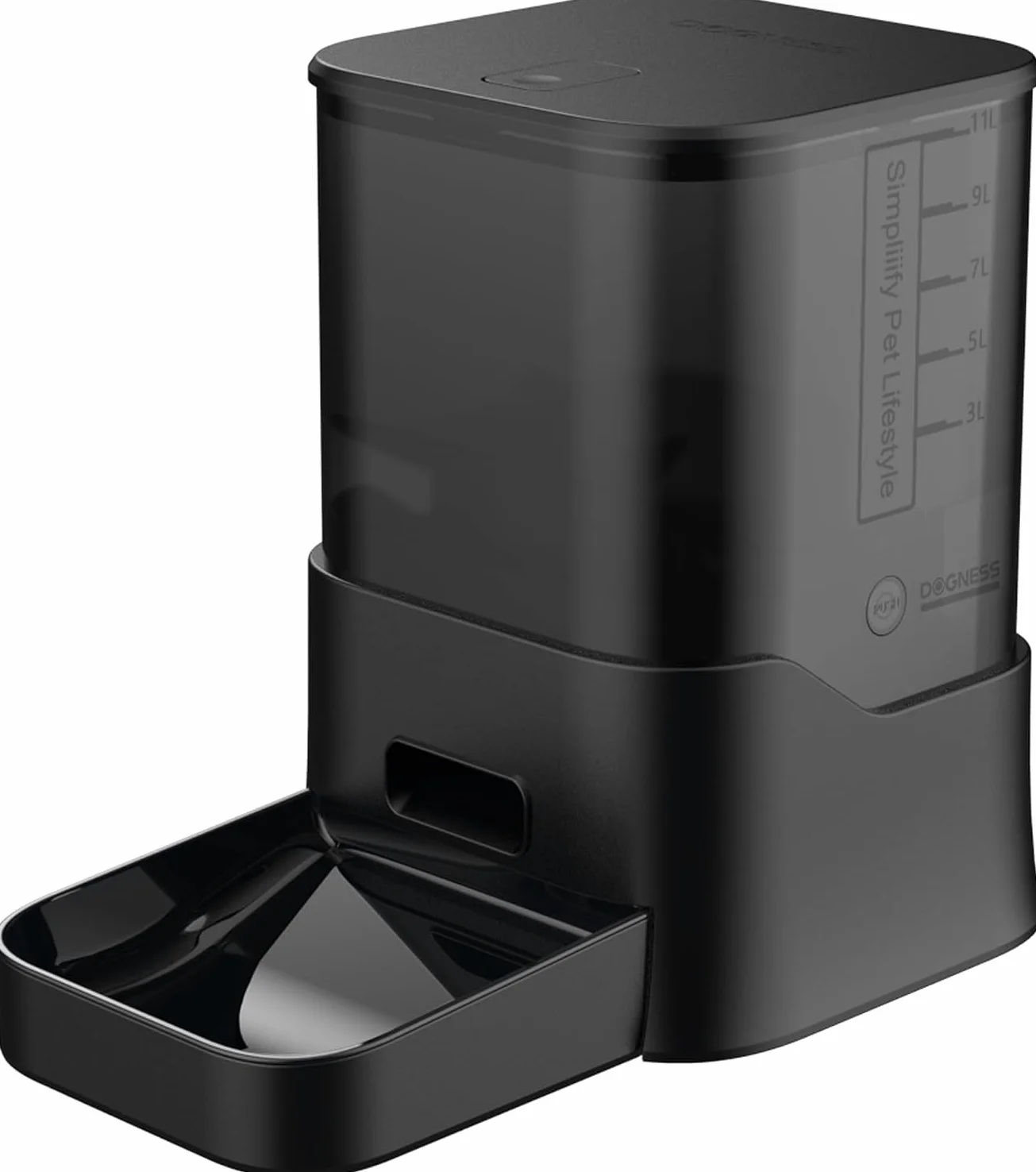 Dogness Distributeur Croquettes Chien Automatique 11L, Distributeur de Croquettes pour Chien avec Minuterie Programmable jusqu'à 9 Repas par Jour, Batterie Rechargeable 5000 mAh