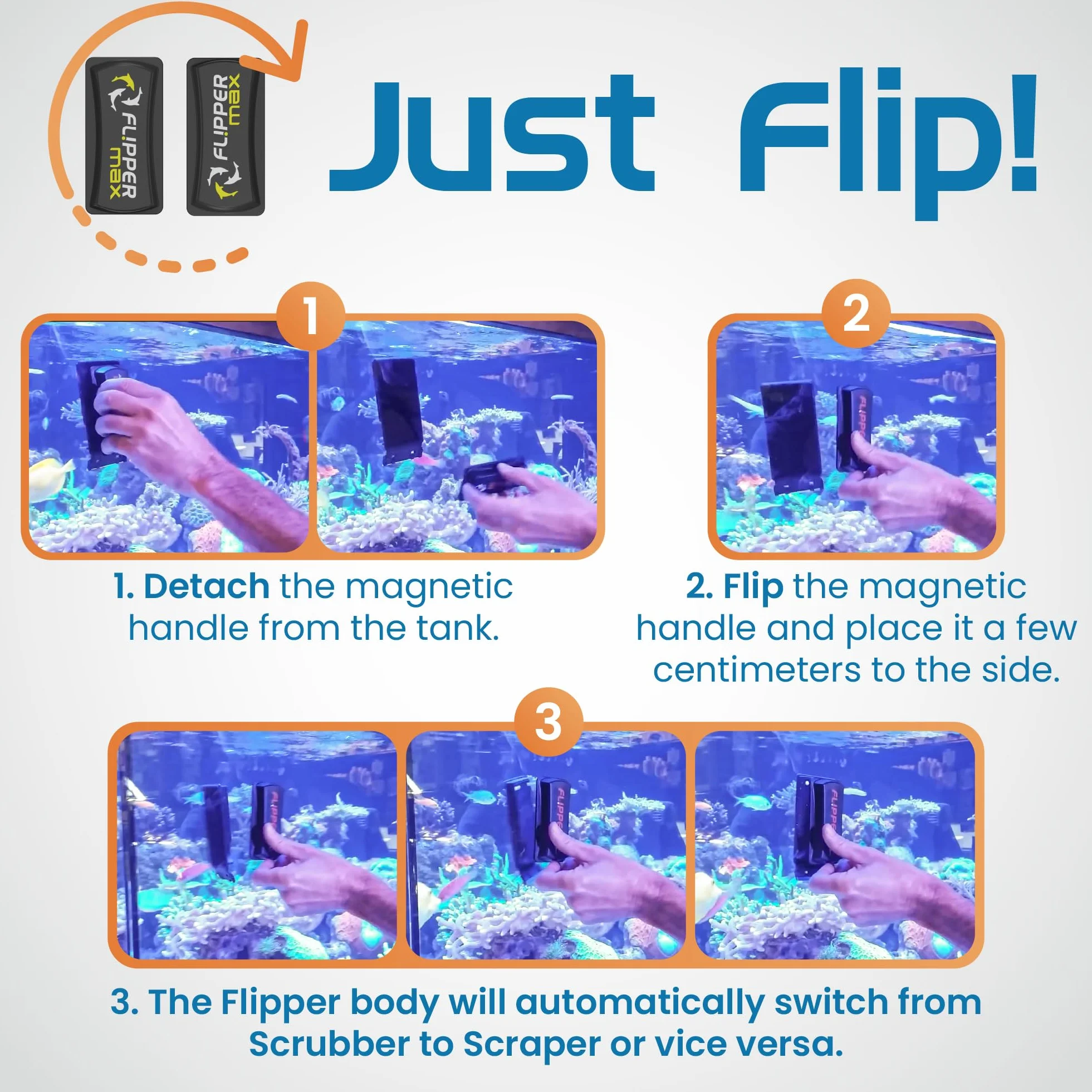 Coralsands Flipper Max Nettoyant magnétique 25 mm