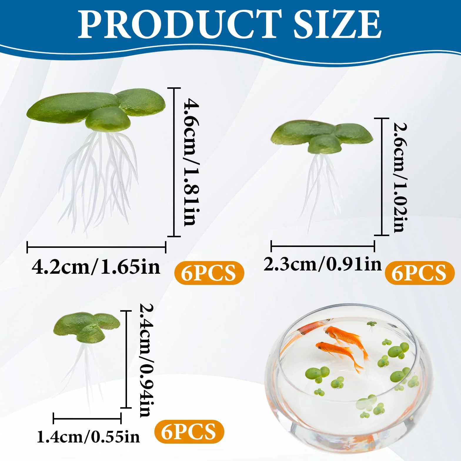 Canard artificiel qui bouge en plastique pour aquarium - Plantes flottantes - Mini canard