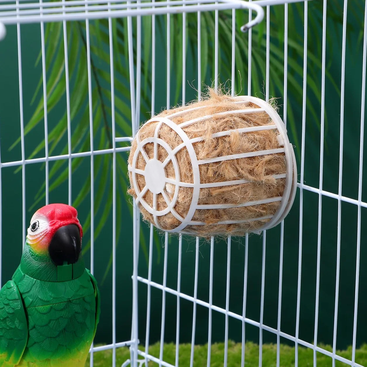 HEMOTON Matériaux de Nidification Souples en Coton et Jute pour Cage à Canari