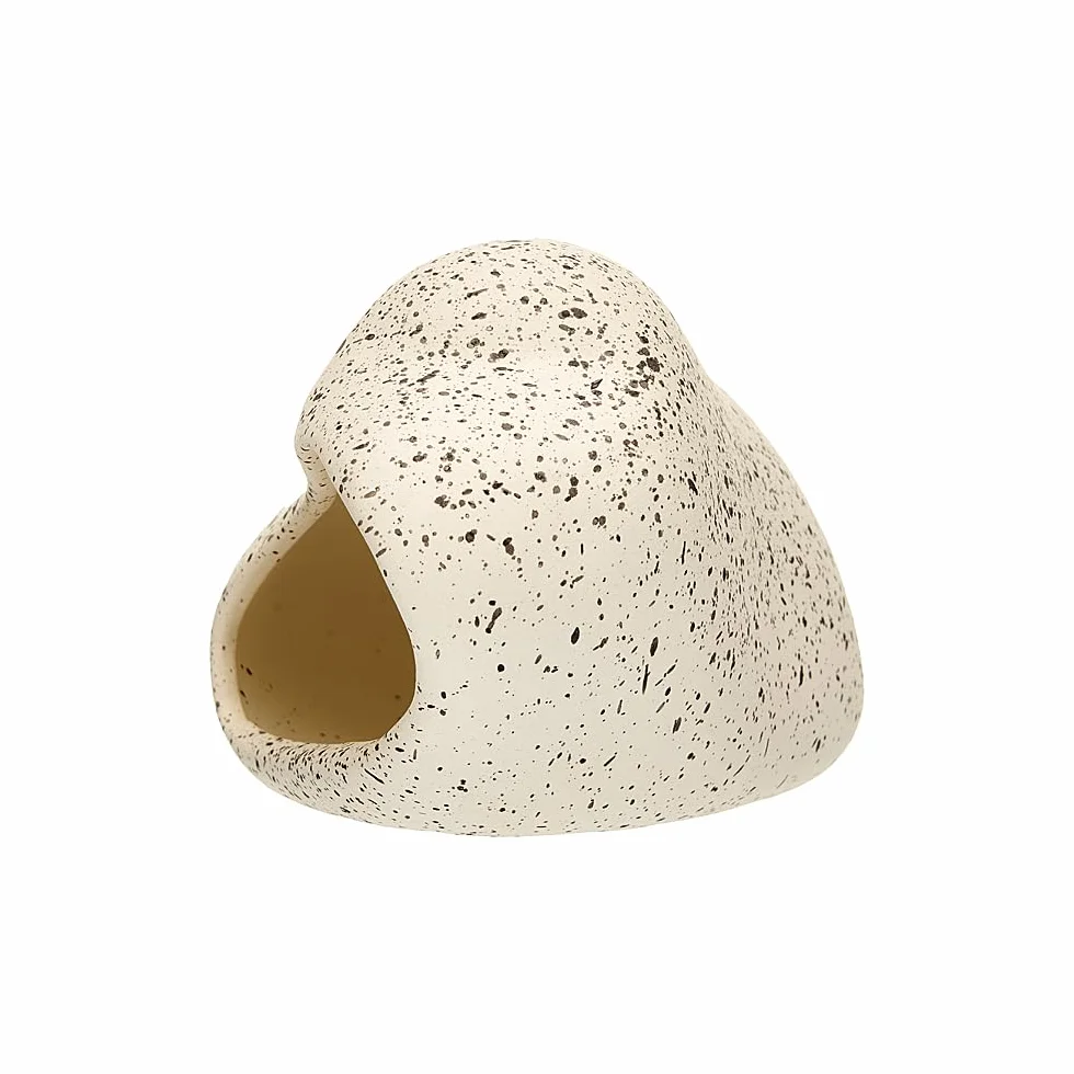 Décoration Aquarium Grotte en céramique, Accessoire Aquarium Pierre Betta, cachette Aquarium Poissons, abri Reproduction cichlidés, plecos, décor Aquatique (S)