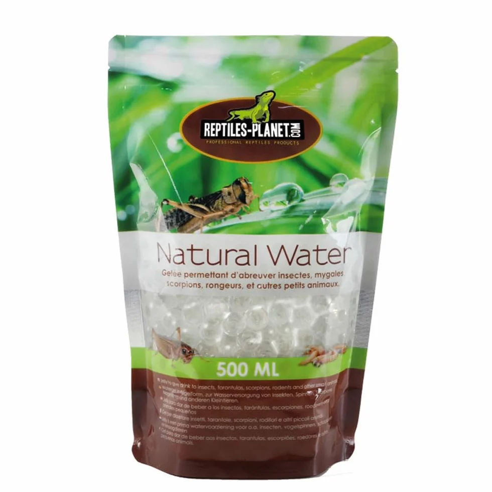 Reptiles Planet - Natural Water - Billes d'Eau Gélifiée - 500 ml