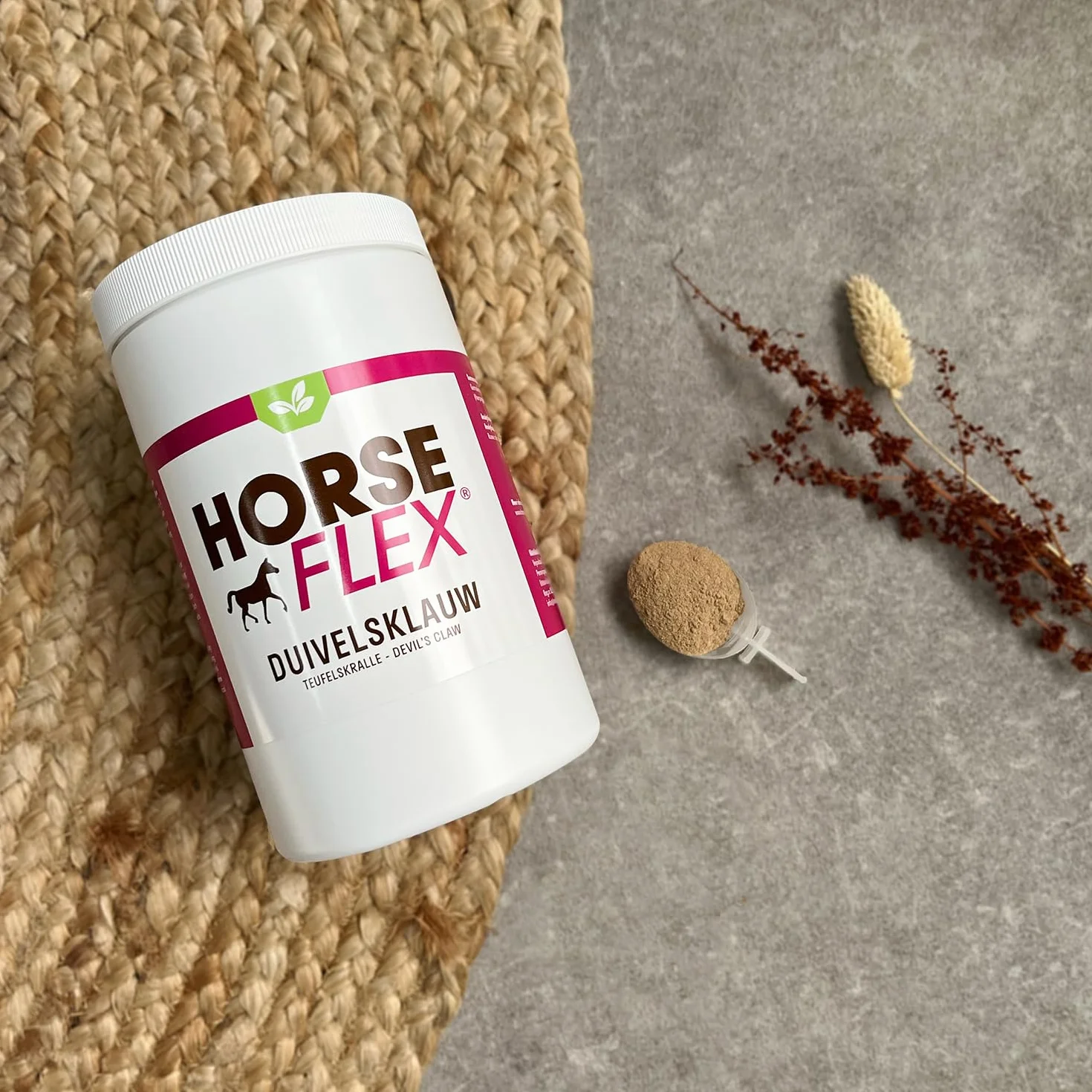 Poudre de griffe du diable pour chevaux 1500 g articulations souples mobilité