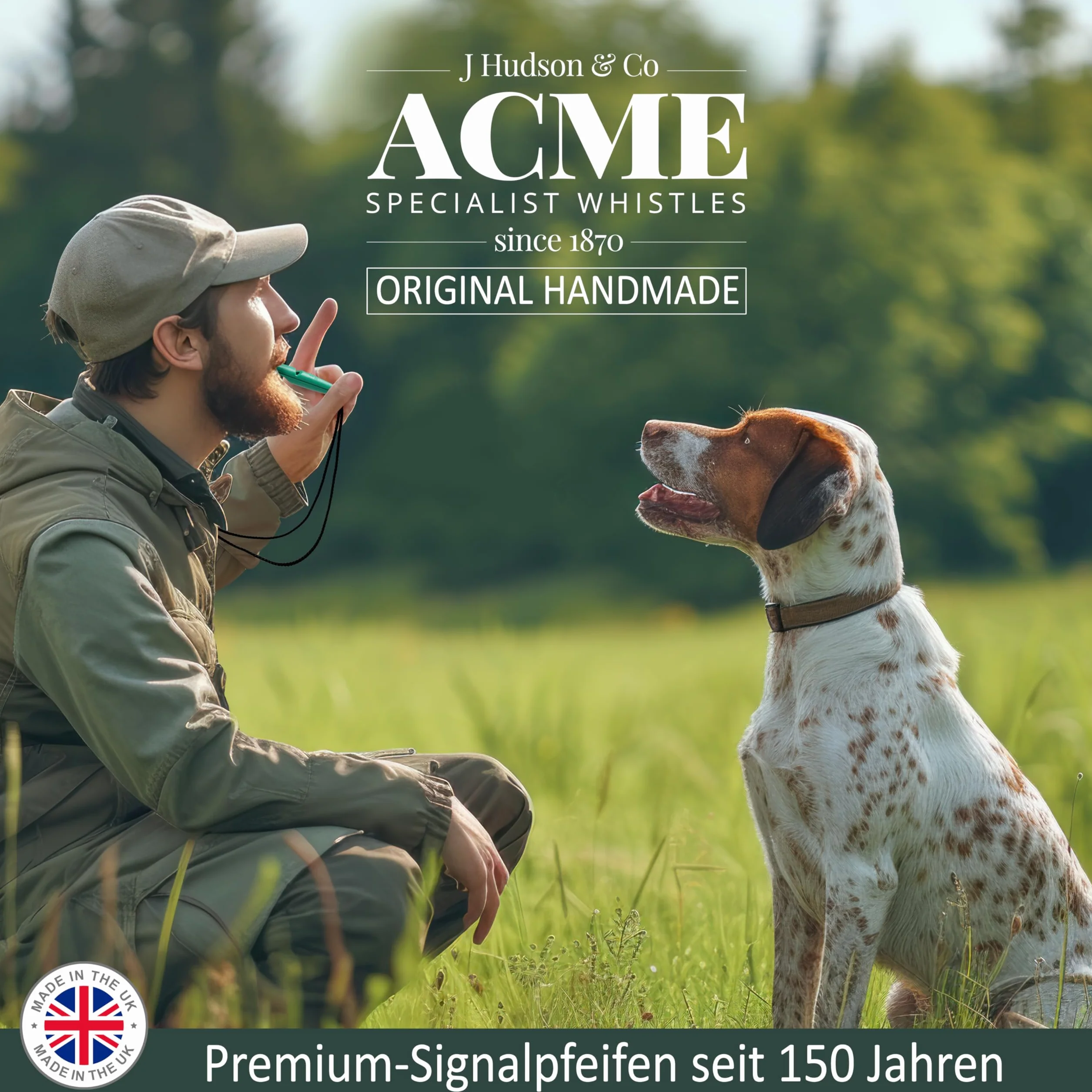 ACME Sifflet pour Chien n° 210,5 avec Bande Original d'Angleterre Dressage
