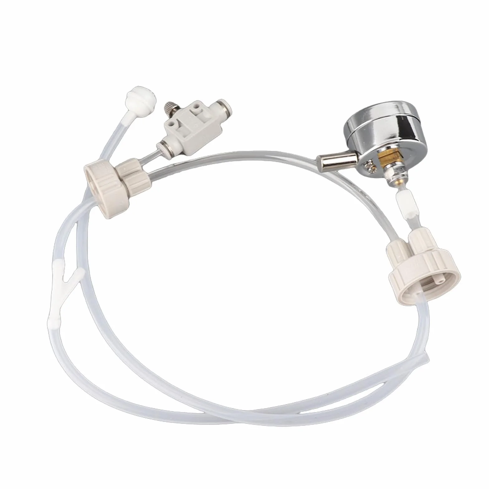 Kit Système Générateur CO2 avec Manomètre DIY Aquarium Plante Bouchon Bouteille Valve Tube Pro