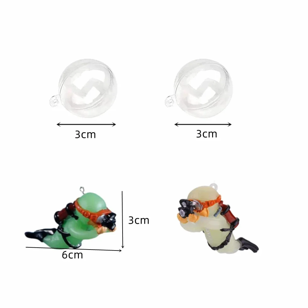 Lot de 5 décorations d'aquarium - Méduses artificielles - Accessoire de paysage pour aquarium