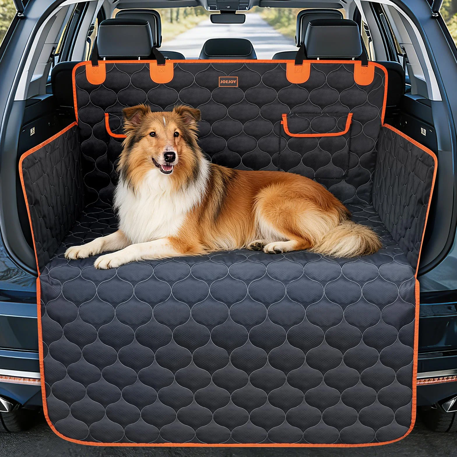 JOEJOY Protection Coffre Voiture Chien, Universel Housse Imperméable Anti-Rayures