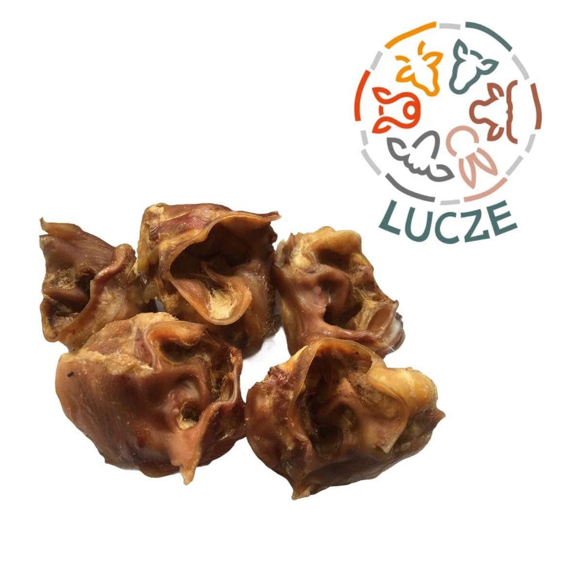 Oreilles de porc 5 kg, oreilles de porc séchées, articles à mâcher pour grands et petits chiens, friandises à mâcher naturelles Lucze Premium
