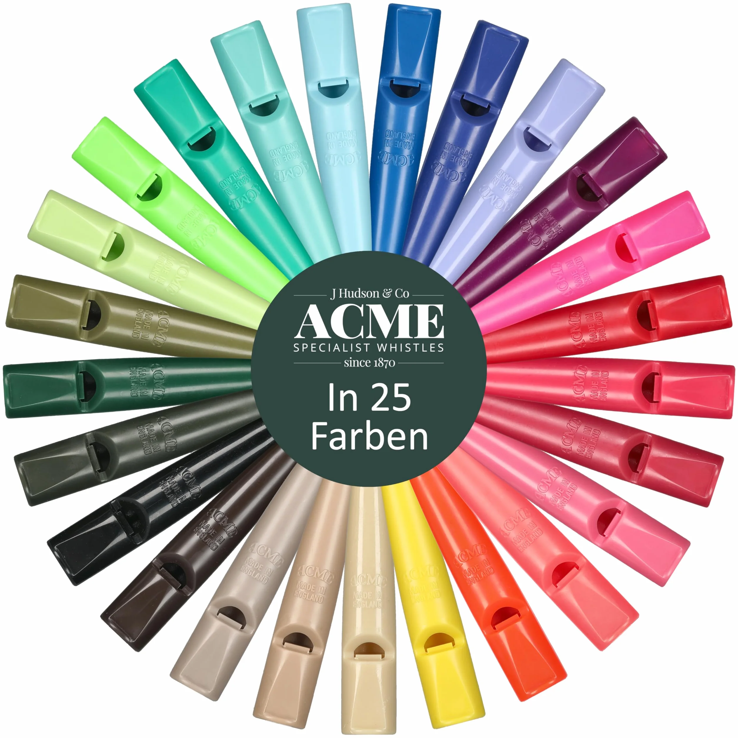 ACME Sifflet pour chien n° 211,5 avec bande - Lot de 2 - Fort et longue portée (noir + orange)