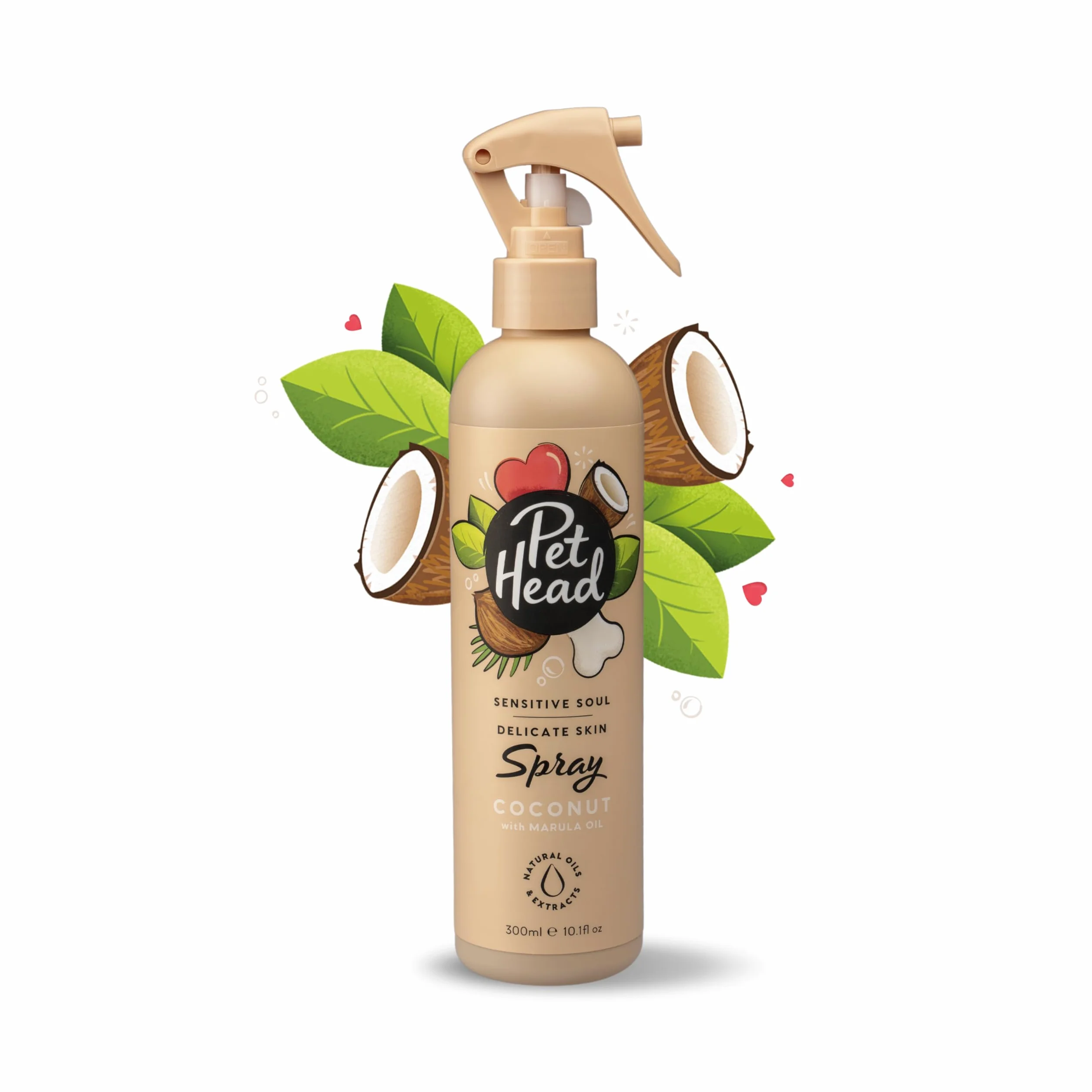 Pet Head Sensitive Soul Spray Désodorisant pour Chien Parfum Noix de Coco 300ml