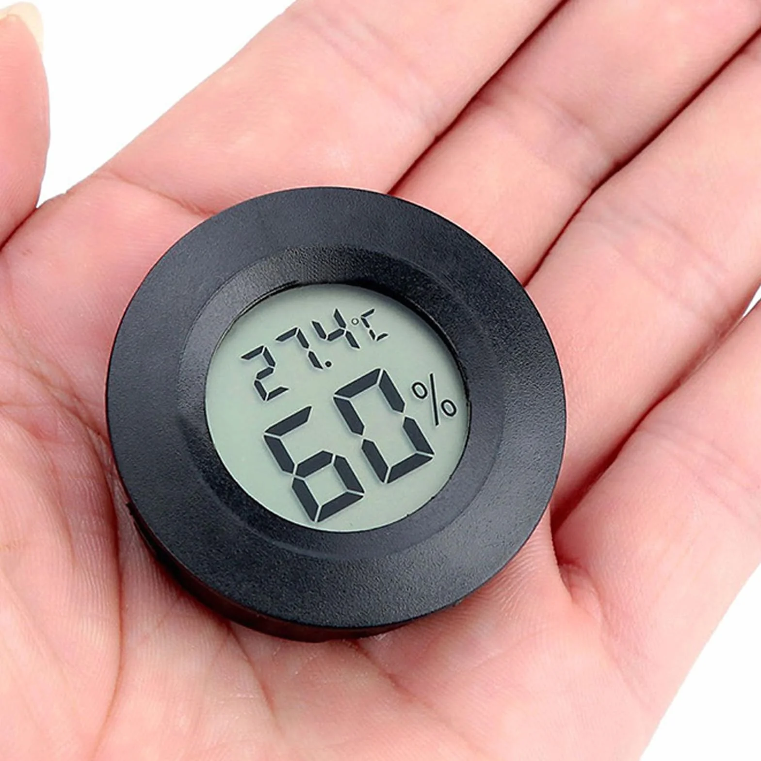 Thermomètre hygromètre numérique -50°C~+70°C intérieur extérieur (paquet de 3)