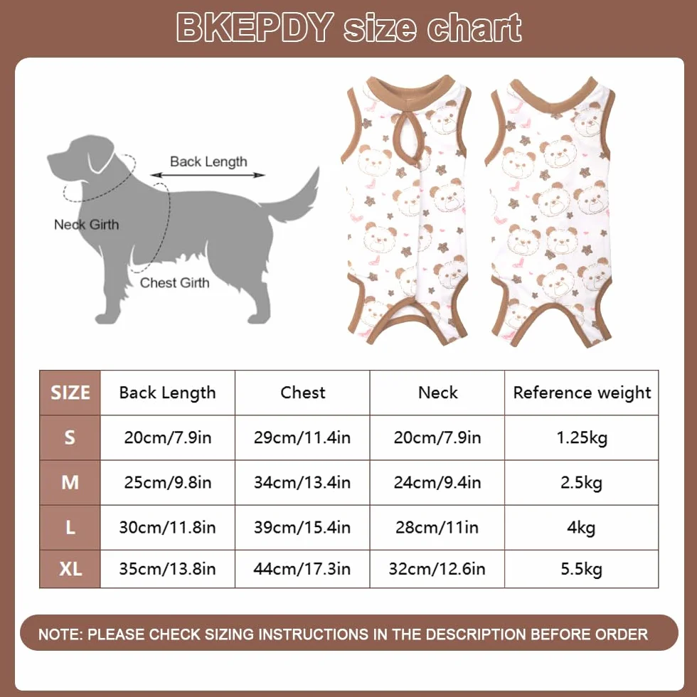 Body Chat Post Operatoire Femelle Stérilisation Combinaison Récupération Anti Léchage Protection Chirurgie
