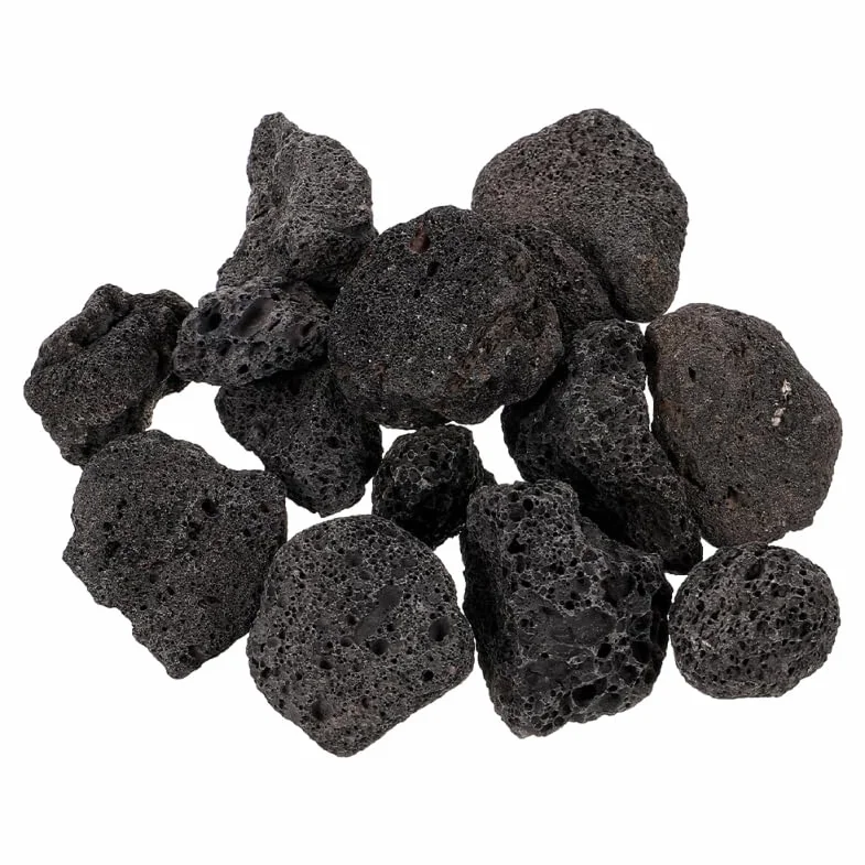 VOSAREA Pierre De Lave Noire pour Aquarium, Pierres Volcaniques Naturelles pour Aménagement Paysager Et Plantes, Roches Décoratives pour Jardin – Grand De Roches