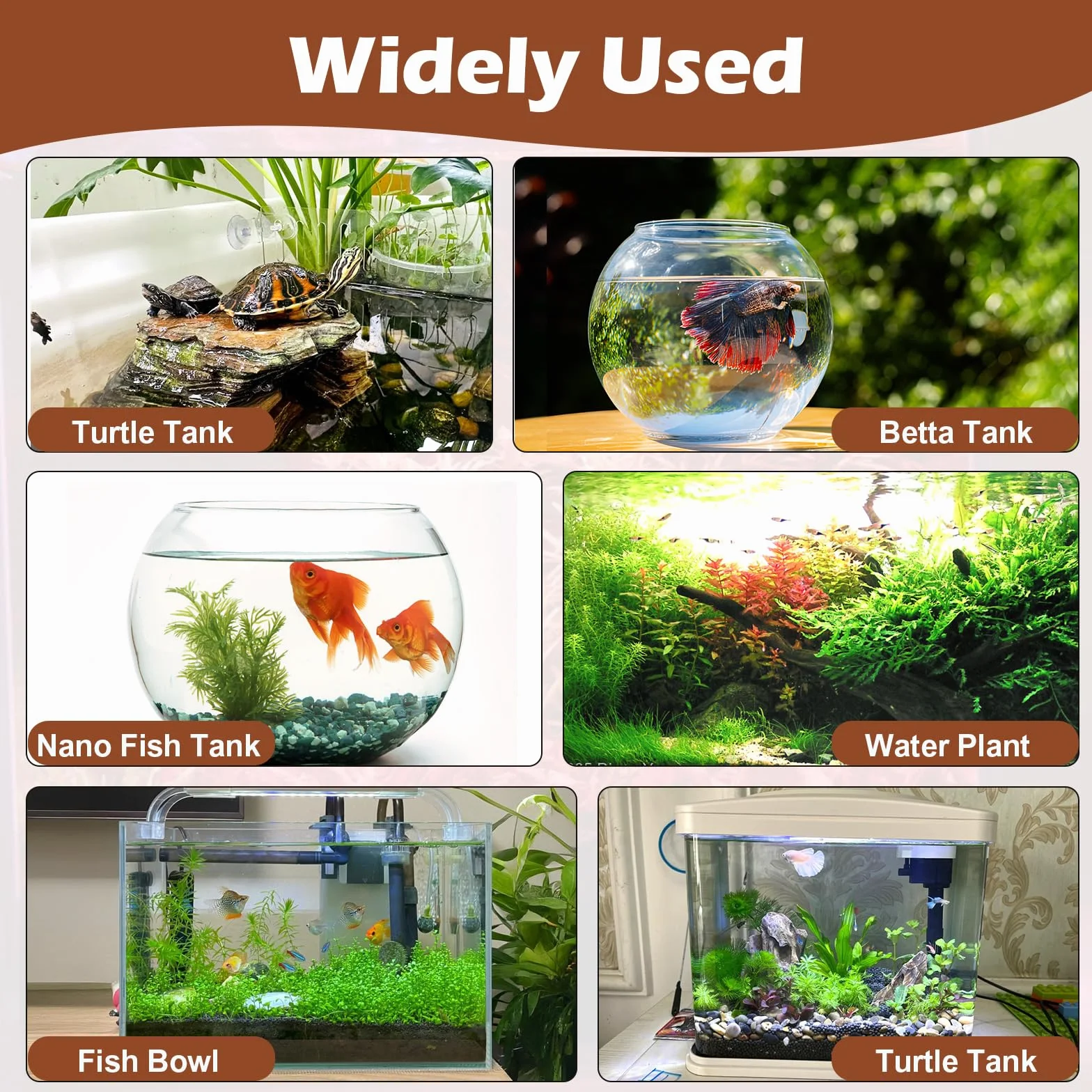 hygger Mini Chauffage Aquarium 50W, Submersible Chauffages pour Aquarium avec Contrôleur de la Température Aquarium Heater de Tortue pour 19 à 38 litres