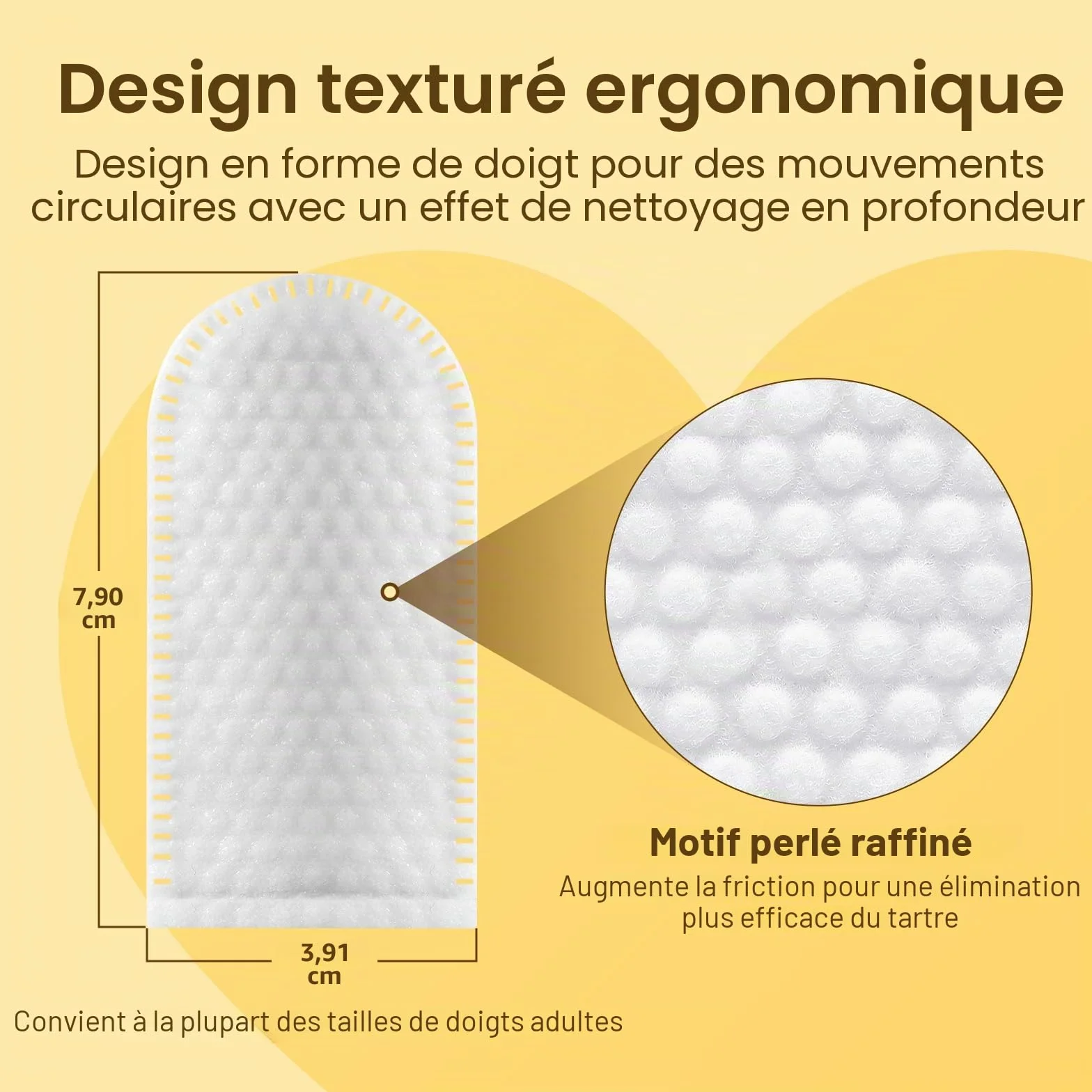 HICC PET Serviettes de nettoyage des dents pour chiens et chats, Enlevez la mauvaise haleine, Brosse à dents à doigts sans rinçage (Minte)