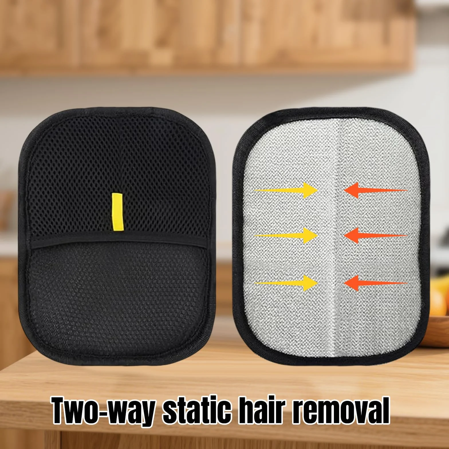 AzureRay Lot de 2 Gants de Toilettage Électrostatique pour Chien et Chat - Brosse Anti Poils Animaux, Lavage et Épilation