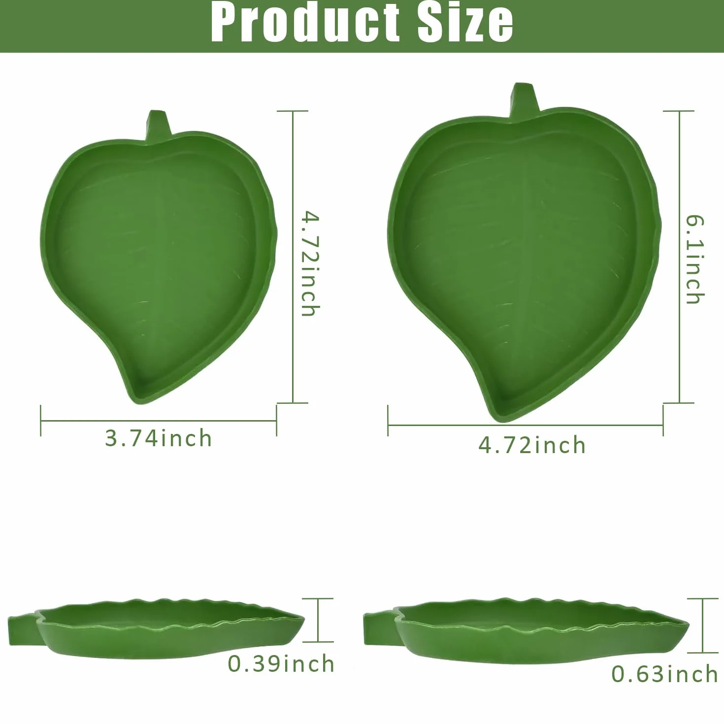 Bol Alimentaire Reptiles, Assiette de Nourriture Tortue, 2 Pièces Bol Eau Nourriture pour Maison Tortue
