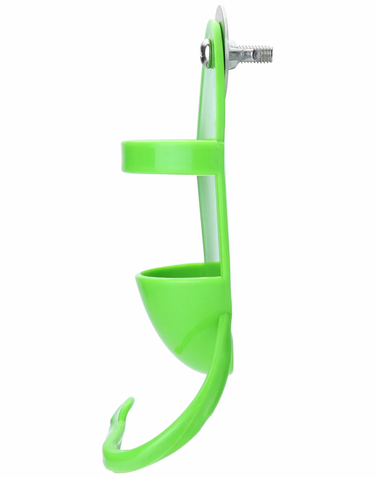 QWORK® 2Pcs Support pour os de seiche Oiseaux avec perchoir, mangeoire à Oiseaux pour mil/Fruits/légumes