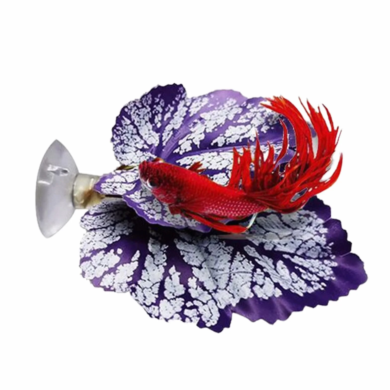 XIAOXIAOYU Feuille de Repos pour Poisson Betta, Coussinet de Feuilles Flexible et Sûr pour Aquarium