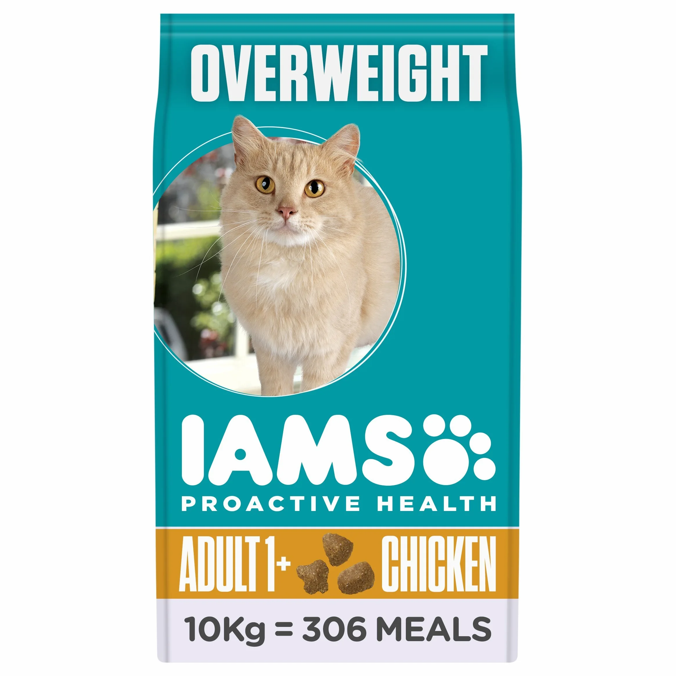 IAMS Proactive Health Croquettes complètes et équilibrées avec Poulet pour Chat stérilisé et surpoids 10 kg