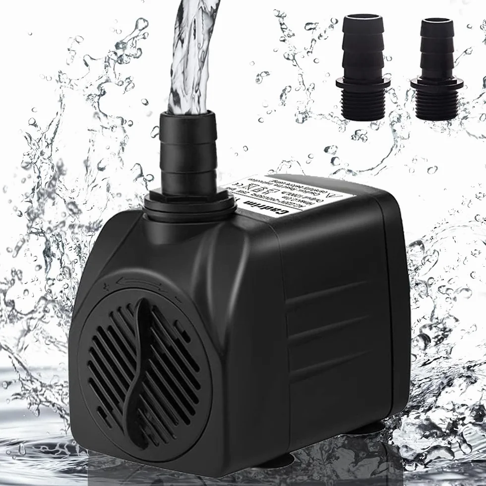 Cadrim Pompe Submersible 1200L/H 220-240V 50Hz Aquarium Fontaine