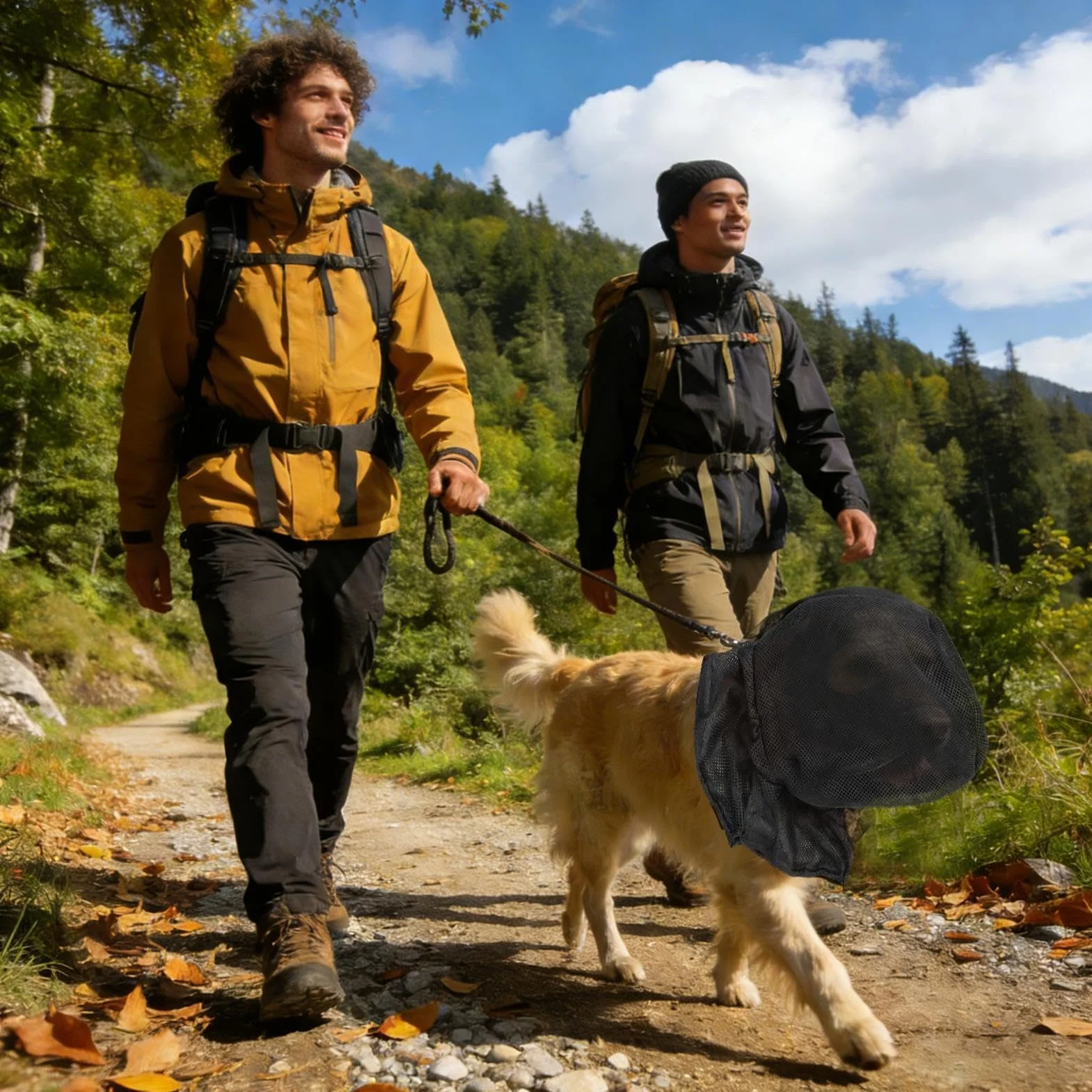 Protège-Museau pour Chien, Filet De Protection pour Tête De Chien, Masque De Protection Muselière Respirante Ajustable Protecteur en Mesh À Ajustement Sécurisé pour Races Petites Moyennes Et Grandes