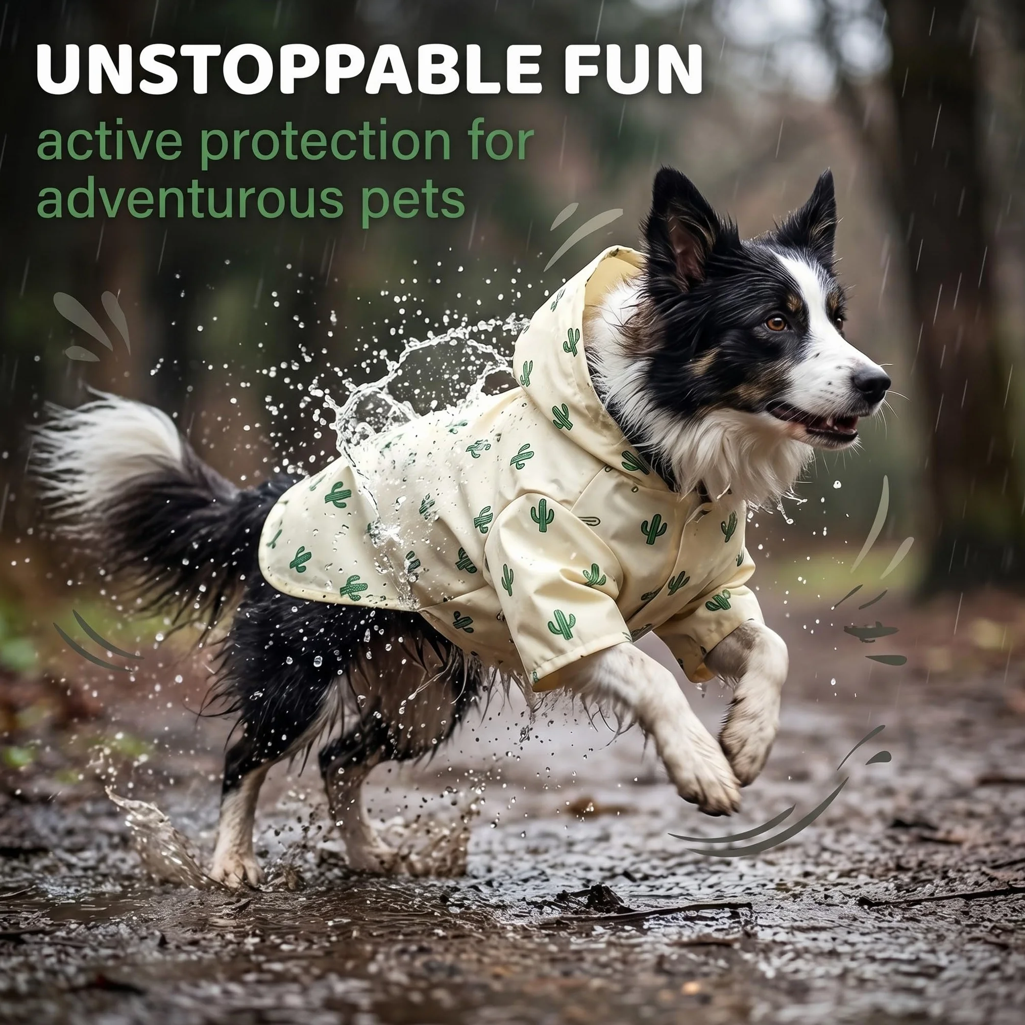 manteaux imperméables pour chiens, manteau pluie chien avec capuche, imperméables pour chiots avec trou pour laisse,veste de pluie pour animaux de compagnie,poncho pour petits chiens 4-7kg, XL