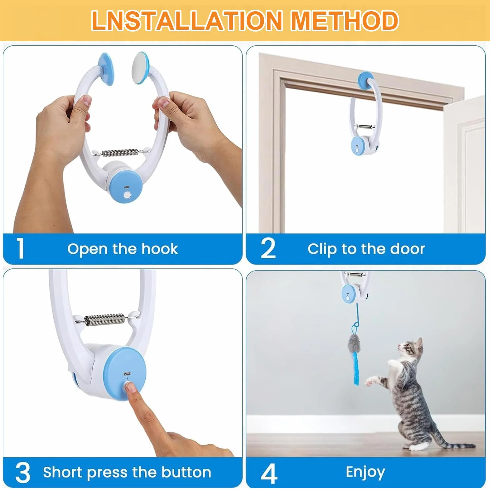 Jouet électrique interactif pour Chat avec télécommande - Mouvement Automatique 360° rechargeable USB