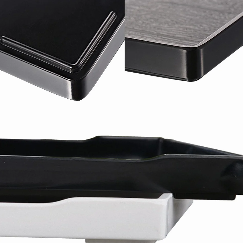 Gamelle pour Reptile OMEM Grand Plat à Eau, Bol pour Tortue XL Treillis Noir