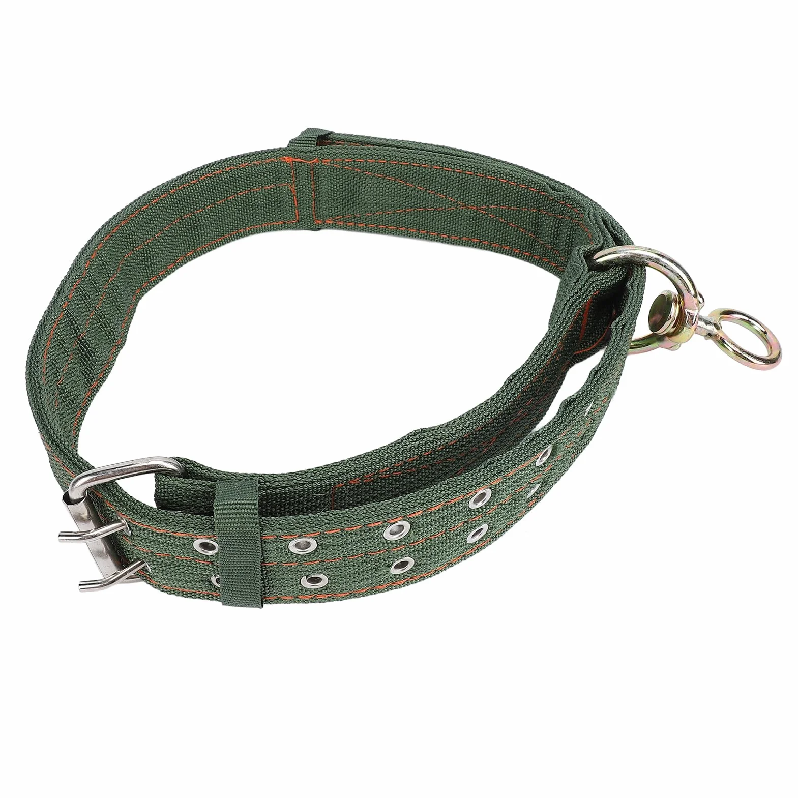 Collier pour bovins en Nylon épais avec Boucle en métal et chaîne de Traction pour Chevaux, Chiens et Animaux de Ferme (Taille Moyenne)