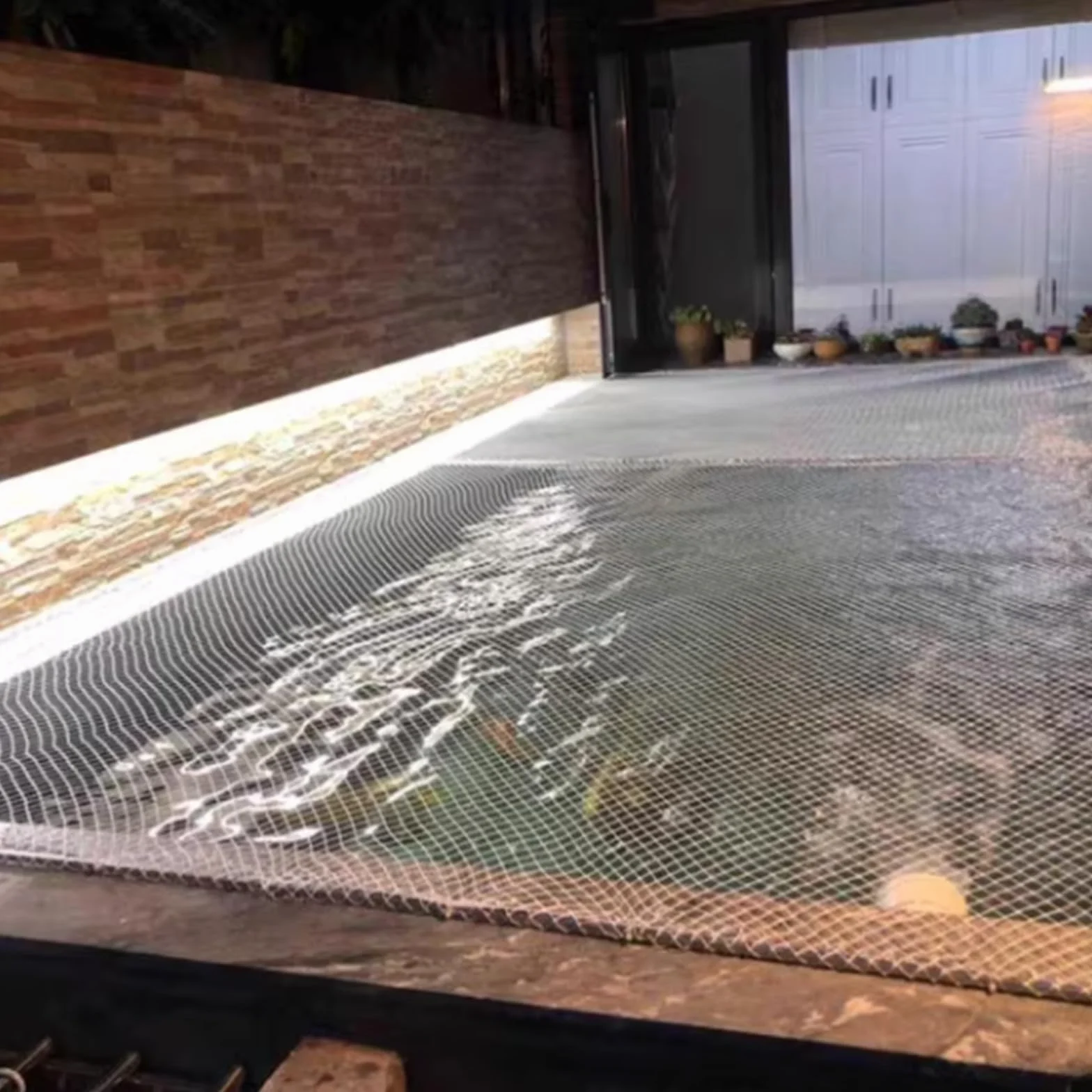 Couvercle Aquarium Filet en Maille Transparente Plastique Grille de Protection Anti-Saut Poisson 1 x 2 m