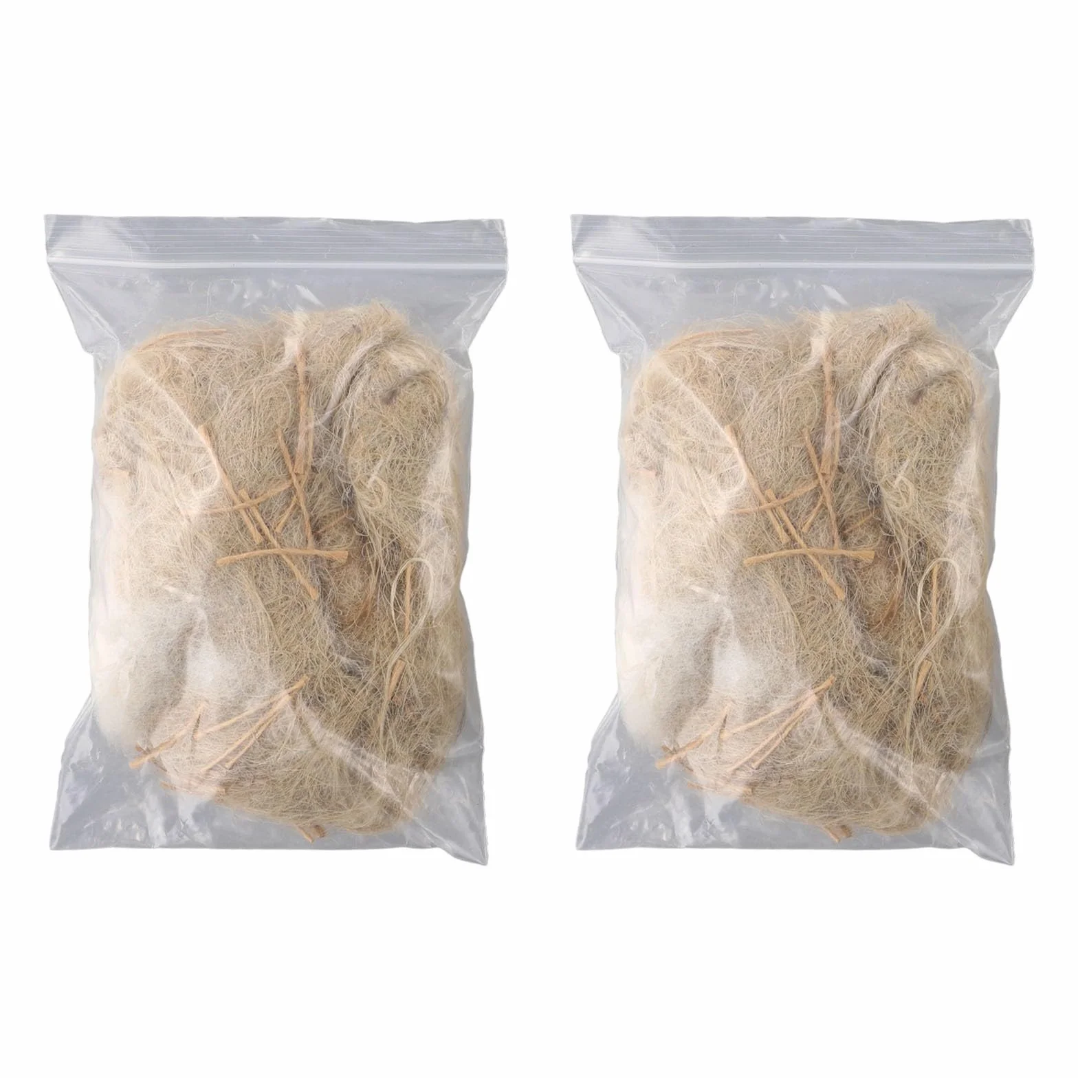 Oniissy Lot de 2 matériaux de nidification pour oiseaux, jute coton 80 g