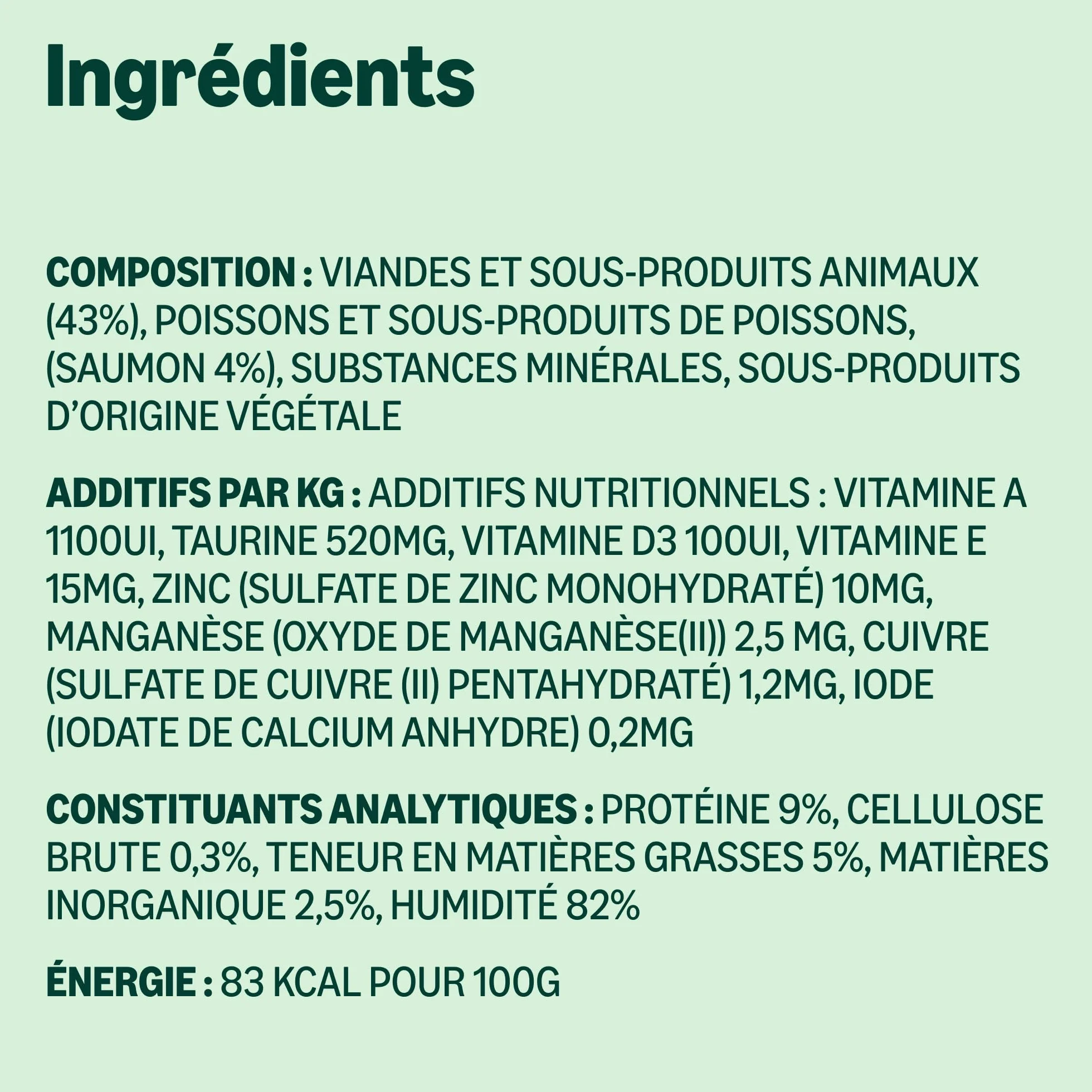 Amazon Nourriture humide pour chat sans céréales, morceaux de saumon ASC en gelée, 6 x 405 g
