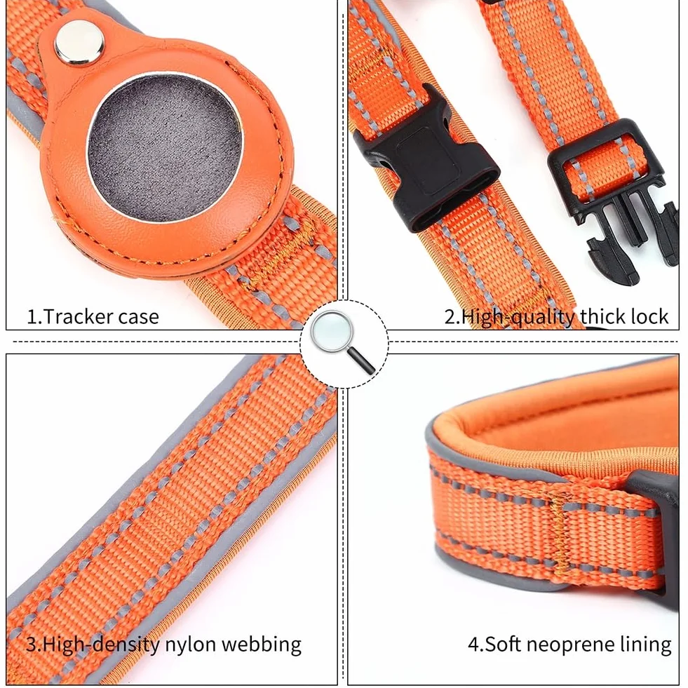 Collier GPS pour chien - Collier GPS pour petit chien - Traceur GPS pour chien - Dispositif de localisation de chien - Collier pour chien (noir, S)
