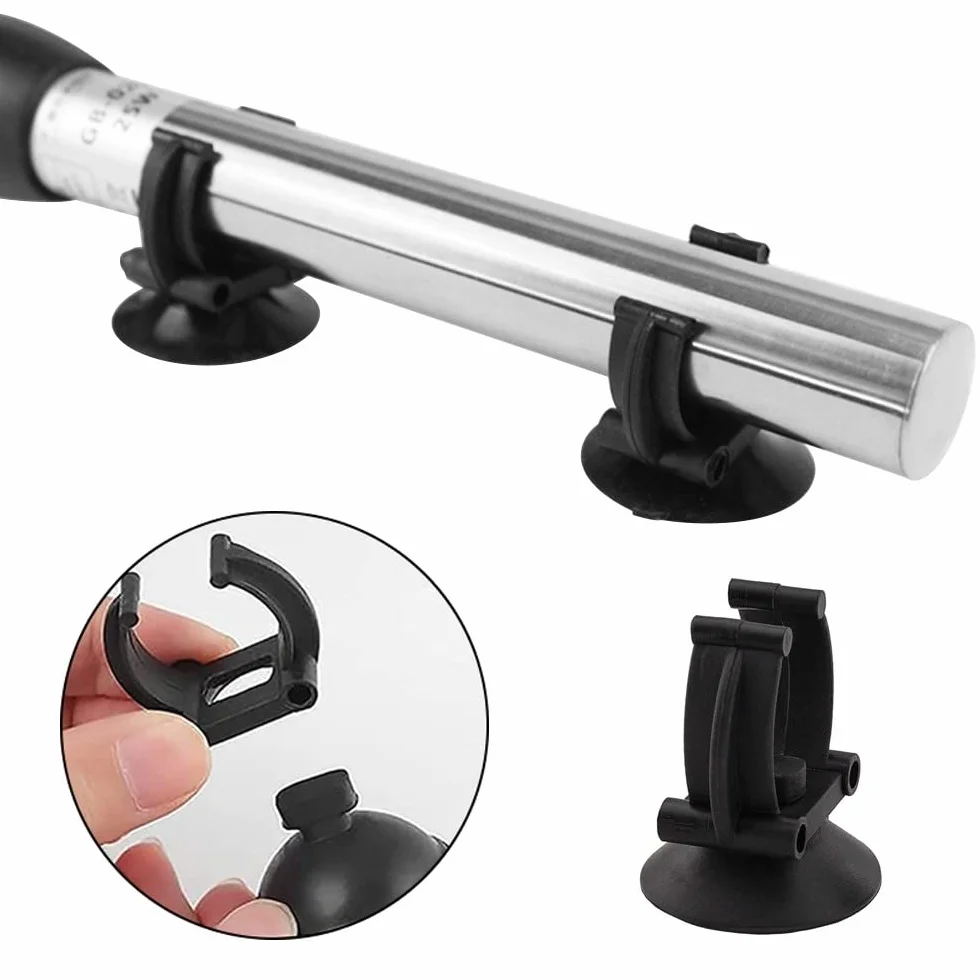 DONGKER 10 PCS Ventouses Chauffantes pour Aquarium, Lampe de Plongée Ventouse Gel de Silice Ventouse avec Clips pour Fish Tank