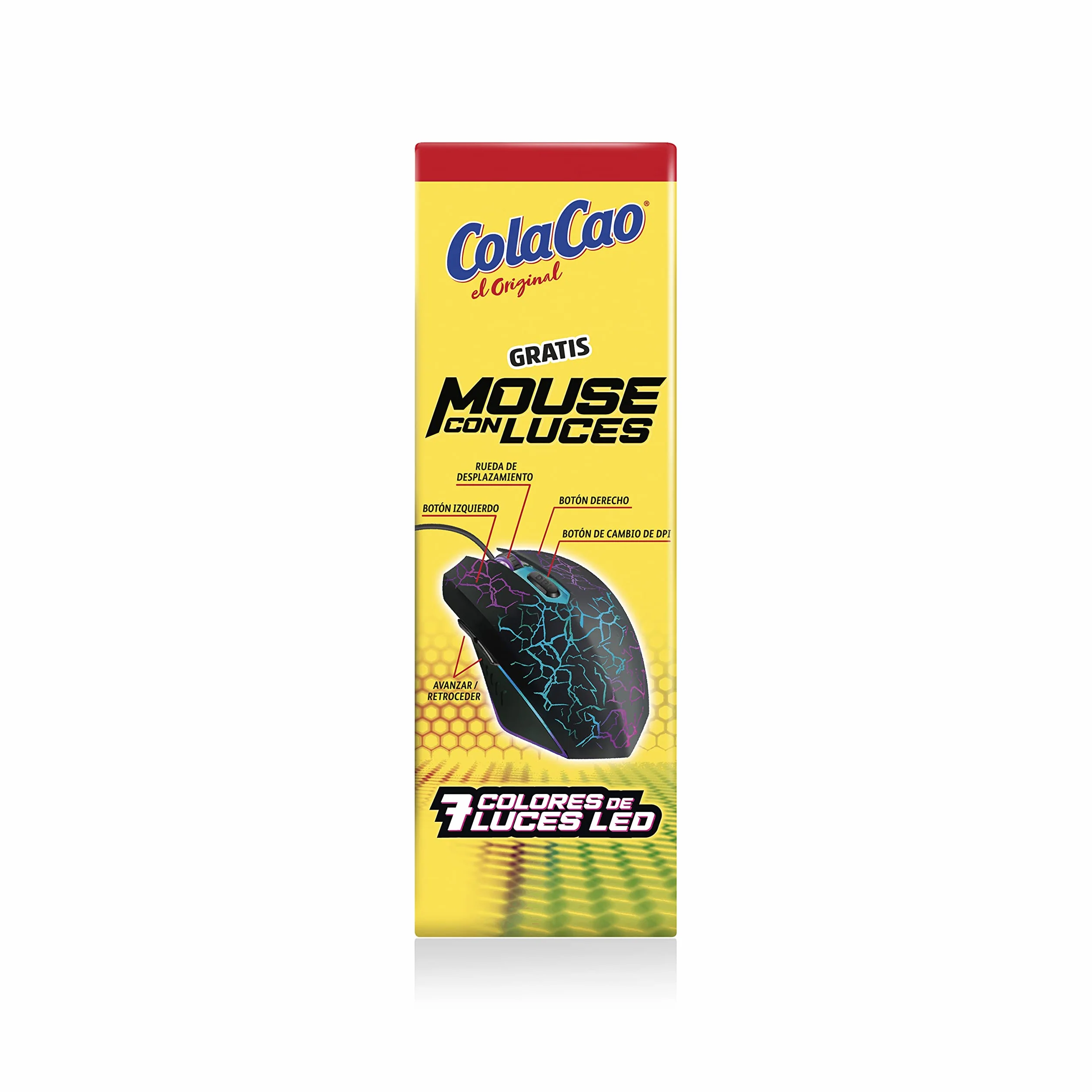 Queue Cao Original cacao naturel 2,5 kg souris lumières