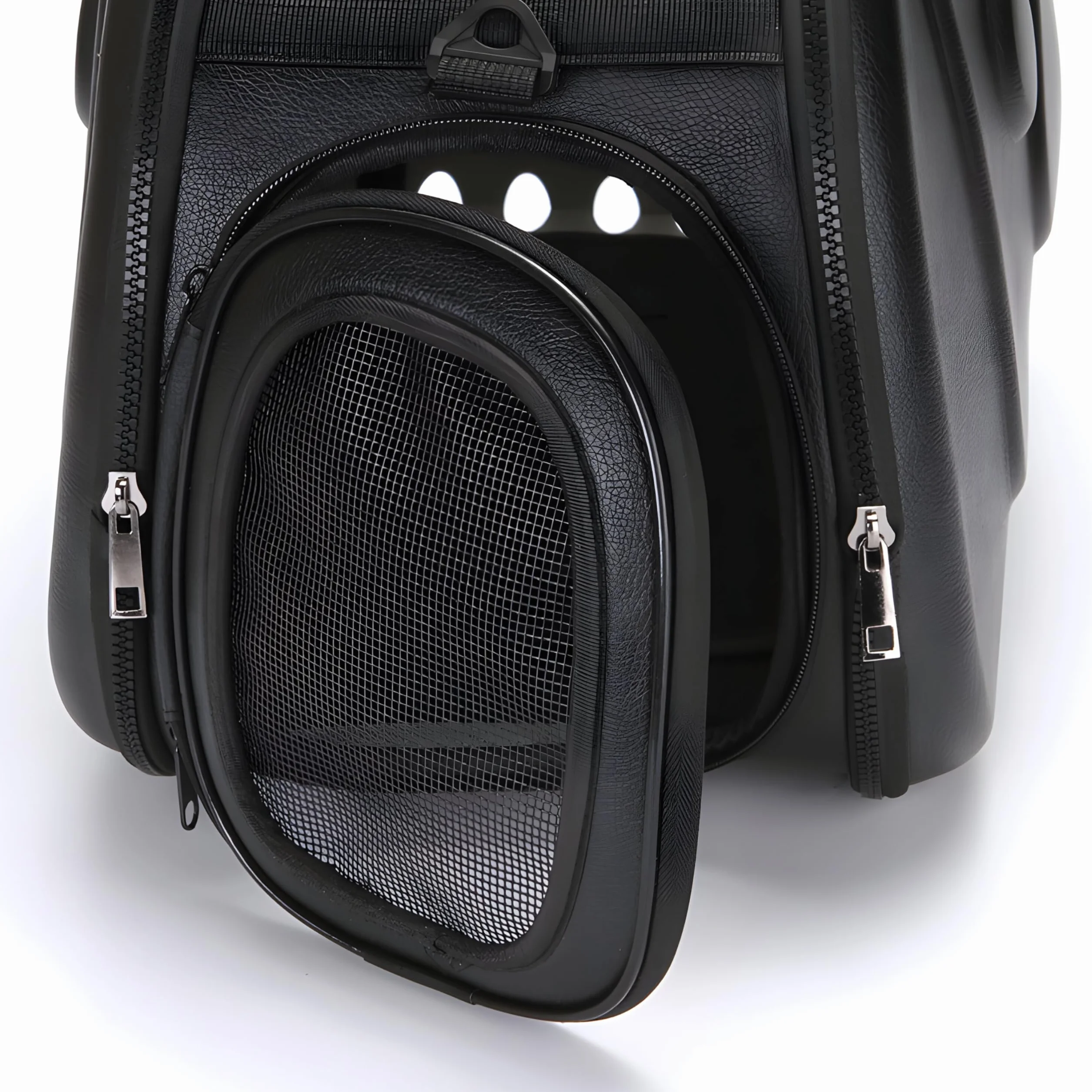Retoo Sac de Transport 43x32x27 cm Pliable pour Chat Chien Petit - Cage Transport Chaton Chiot Lapin Noir