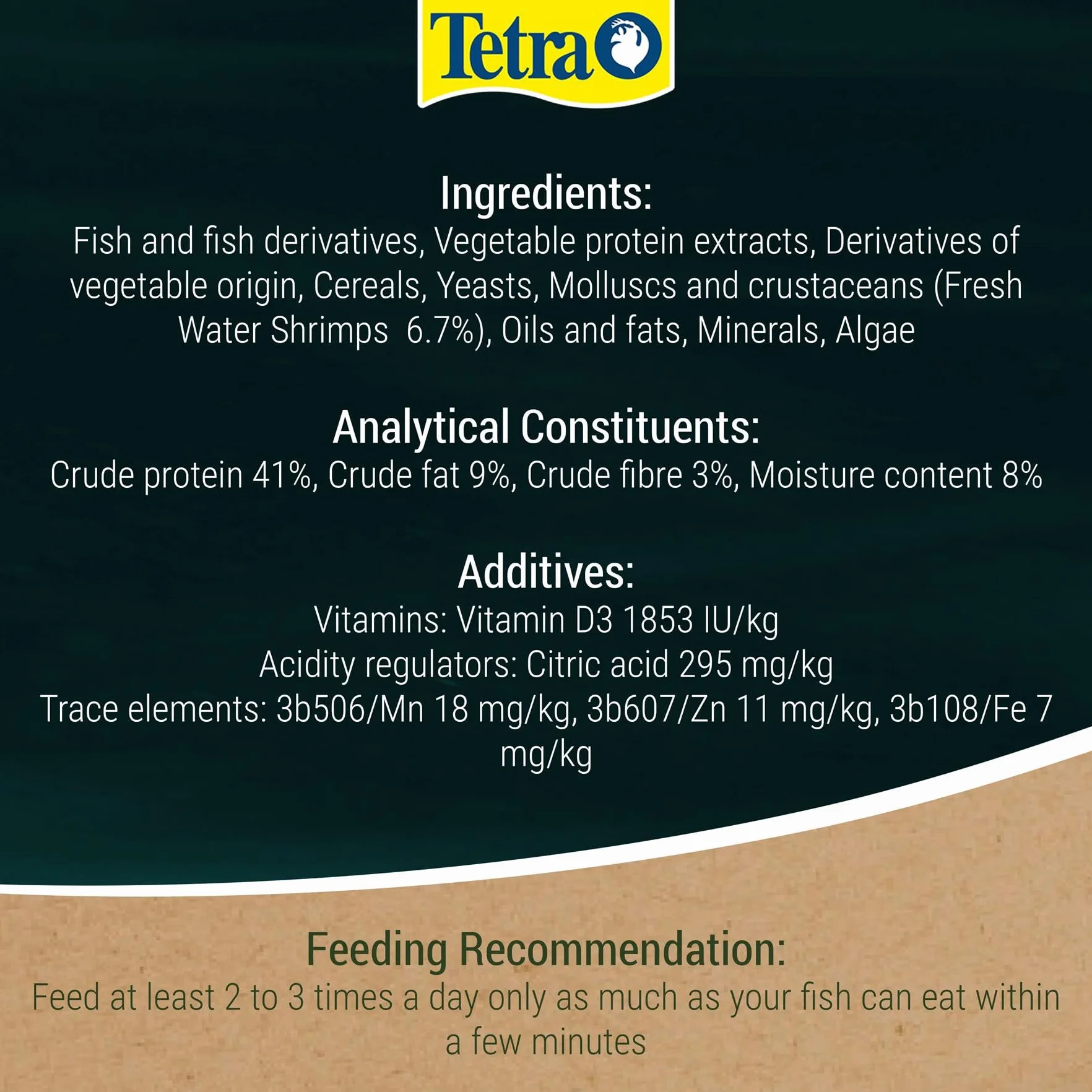 Tetra Pond Multi Mix Nourriture poissons d'étang Mélange flocons bâtonnets plaquettes gammares Seau 10 l