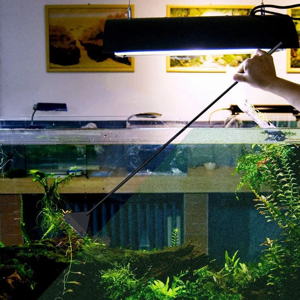 Grattoir À Algues Aquarium avec Lame Tournevis Housse Protection Kiuiom