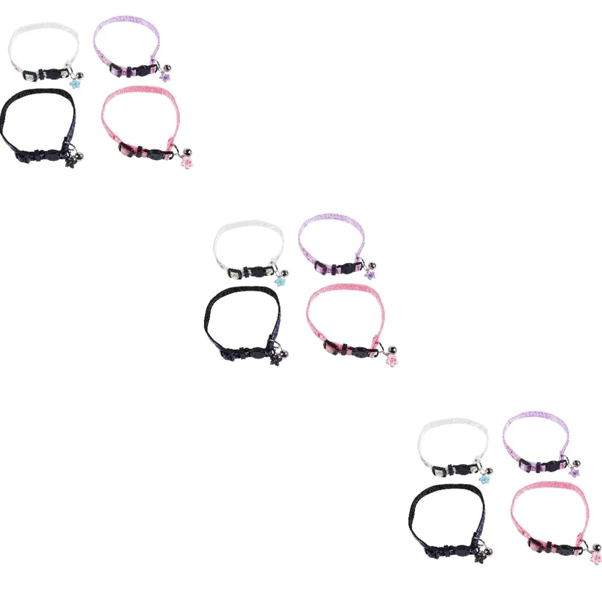 Toddmomy 12pièces Collier pour Chat Floral Accessoire Mignon pour Chaton avec Motif De Fleurs pour Photos Fêtes Et Occasions Spéciales