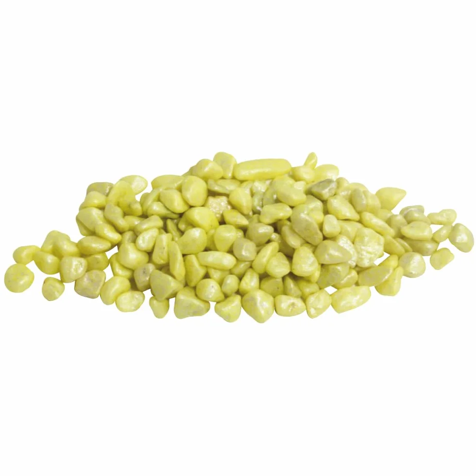 Amtra Fluo Gravel Décoratif pour Aquarium, Gravier Céramique Sans Poussière, Jaune, 350 g
