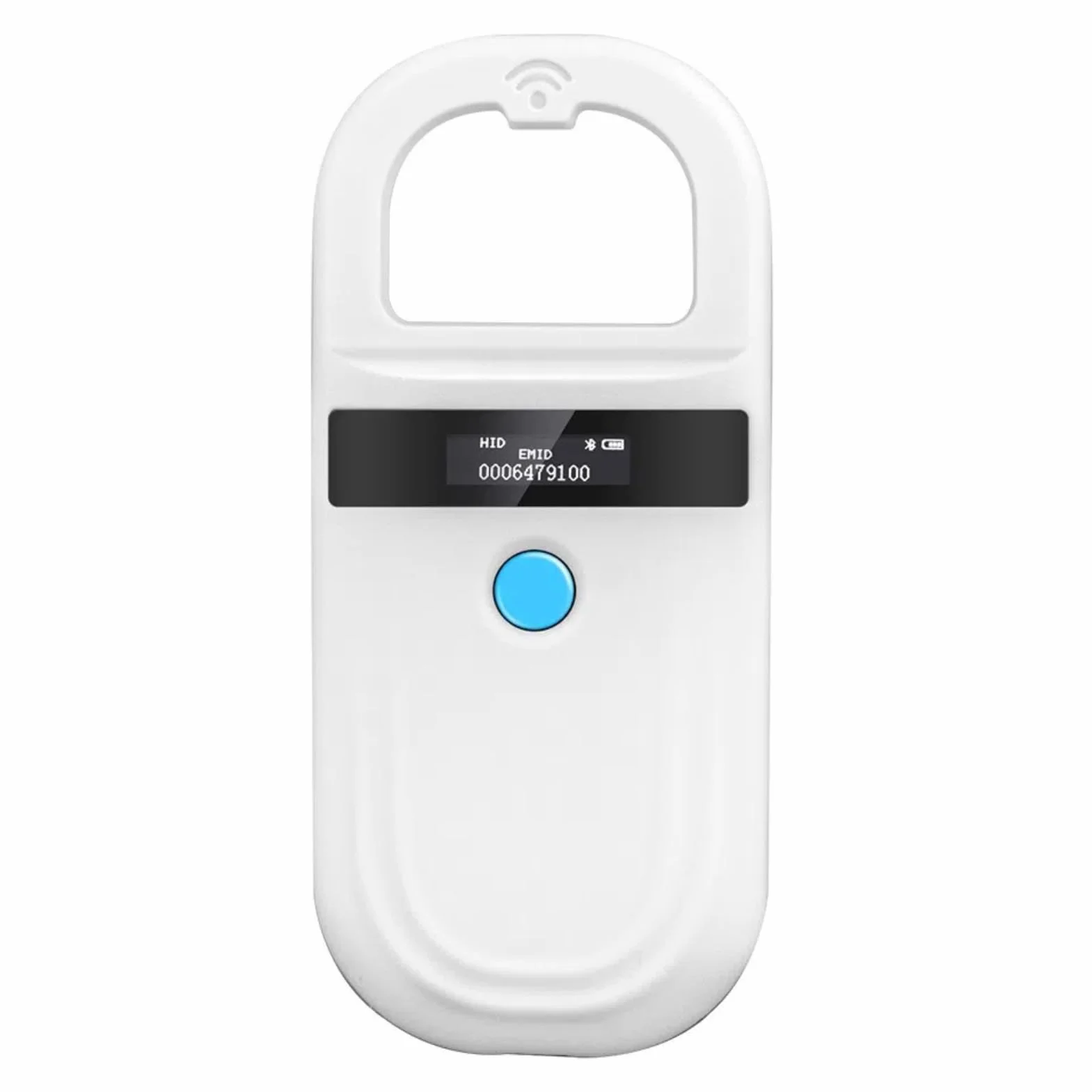 Akozon Scanner de Puces pour Animaux de Compagnie, Lecteur de Reconnaissance d'affichage Haute luminosité, Lecteur 3,7 V, pour Chiens, Chevaux, Chats, Cochons, étiquettes