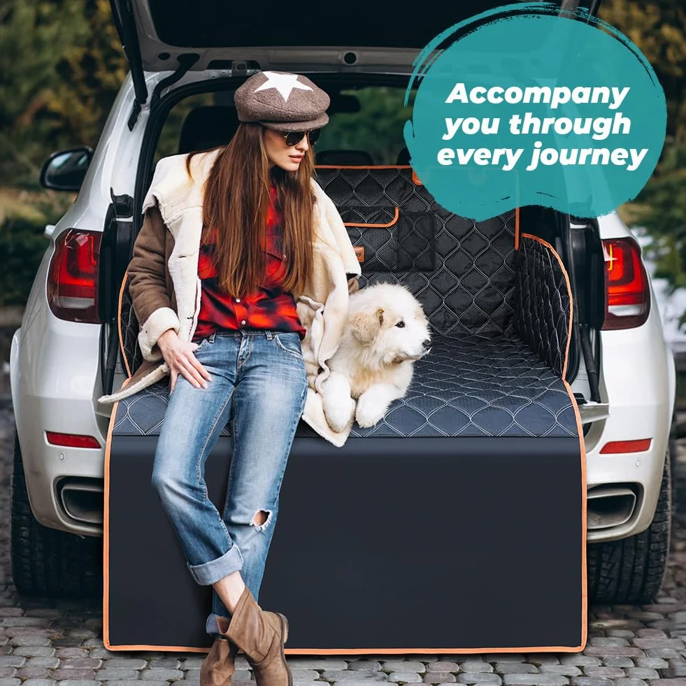 KYG Housse de Protection Imperméable pour Coffre de Voiture 215x110cm Protection Pare-Chocs Résistant aux Rayures