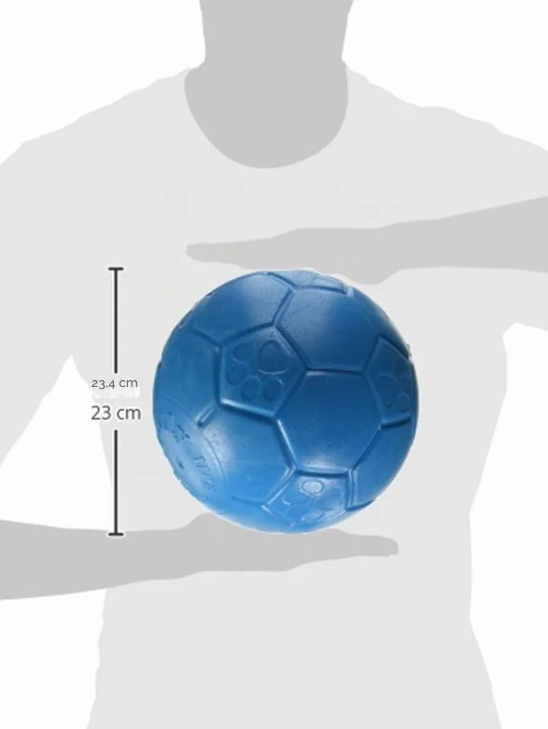 Jolly Pets Grand Ballon de Football Flottant pour Chien 20 cm Bleu océan
