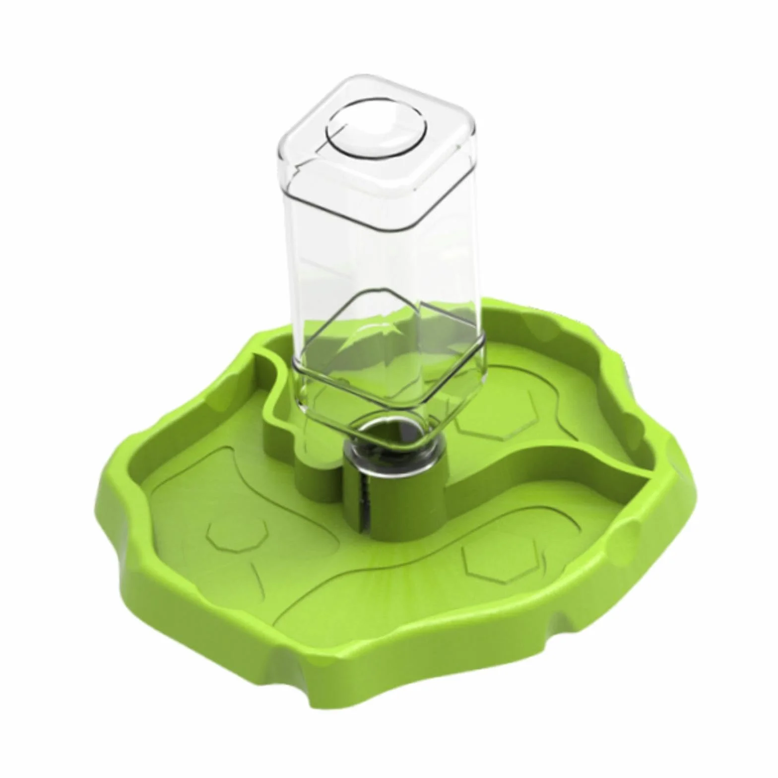 Sharplace Mangeoire pour Reptiles et Accessoires d'aquarium Conteneur Polyvalent Herbe Verte