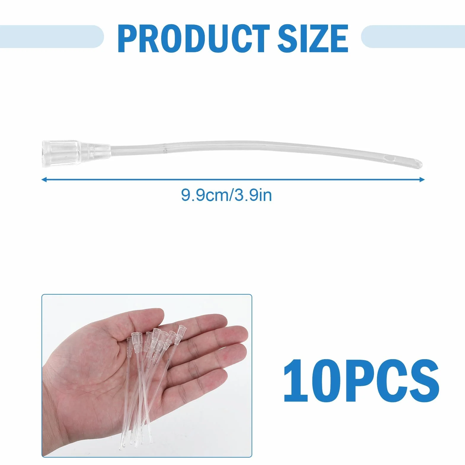 Seringue pour Alimentation de Tortue, Lot de 10 Tubes pour Médicaments Liquides, Bébé Oiseau